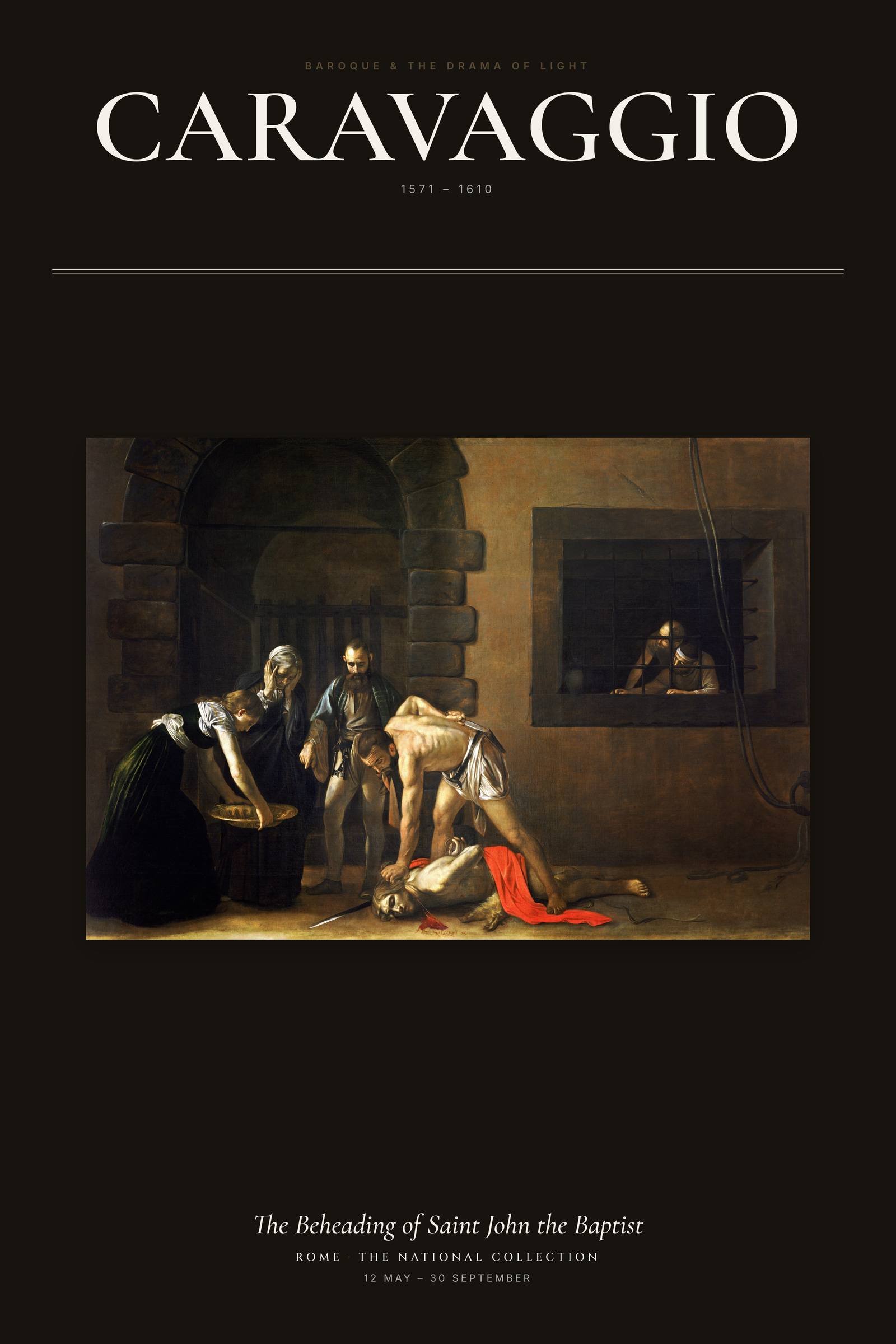 The Beheading of Saint John the Baptist — Exhibition Poster