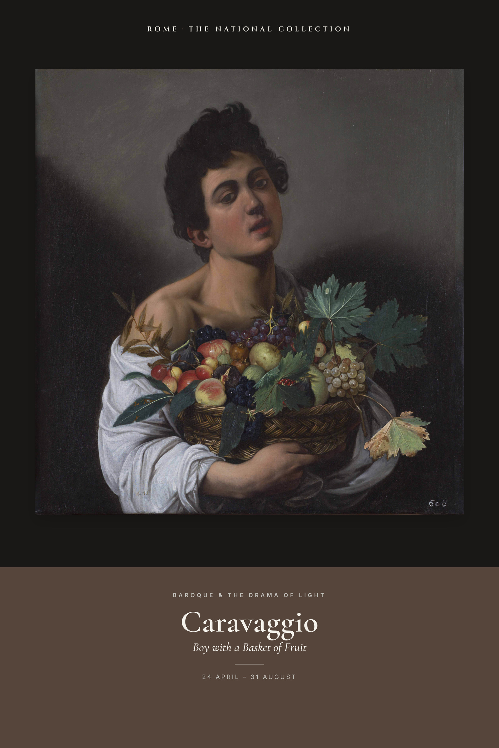 Boy with a Basket of Fruit — Exhibition Poster