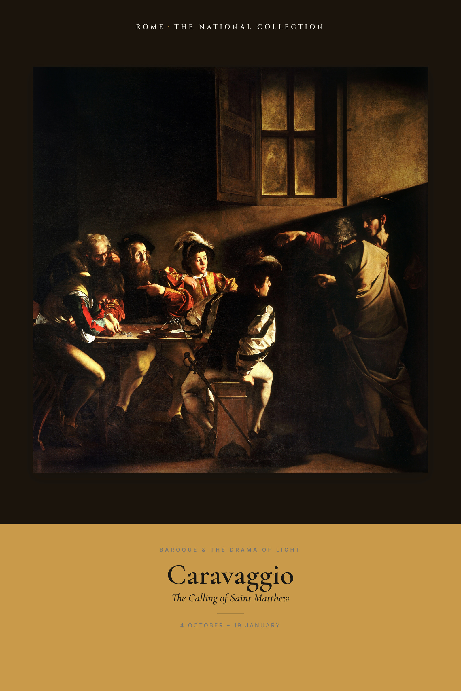 The Calling of Saint Matthew — Exhibition Poster