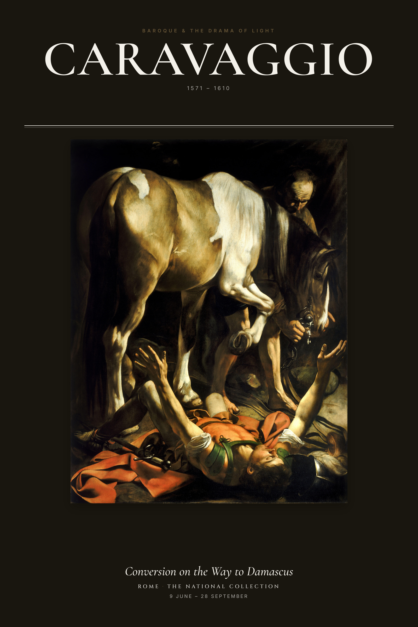 Conversion on the Way to Damascus — Exhibition Poster