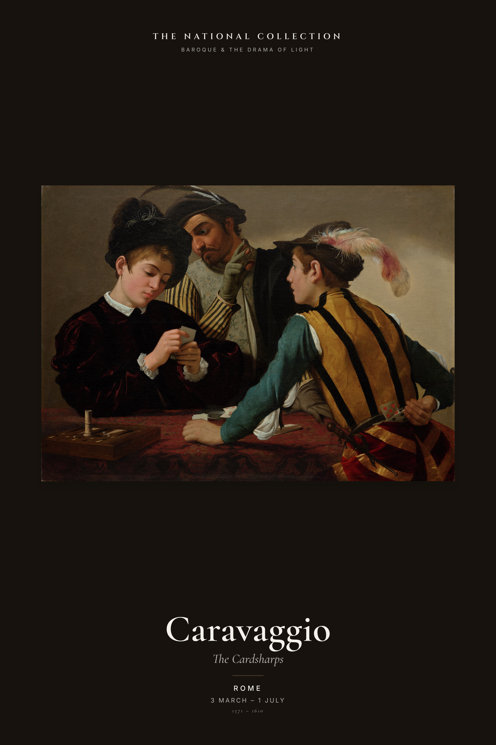 The Cardsharps — Exhibition Poster