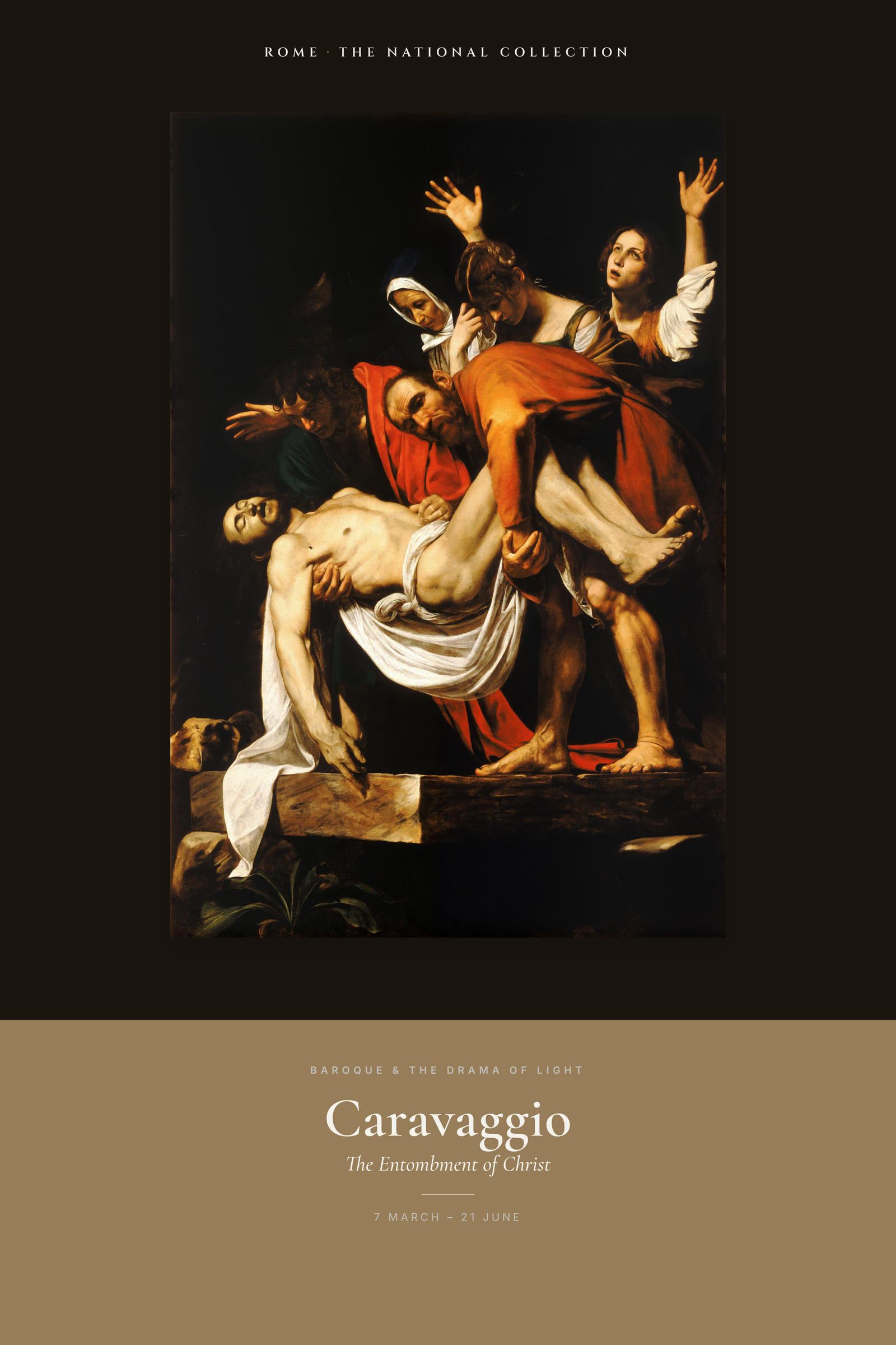 The Entombment of Christ — Exhibition Poster