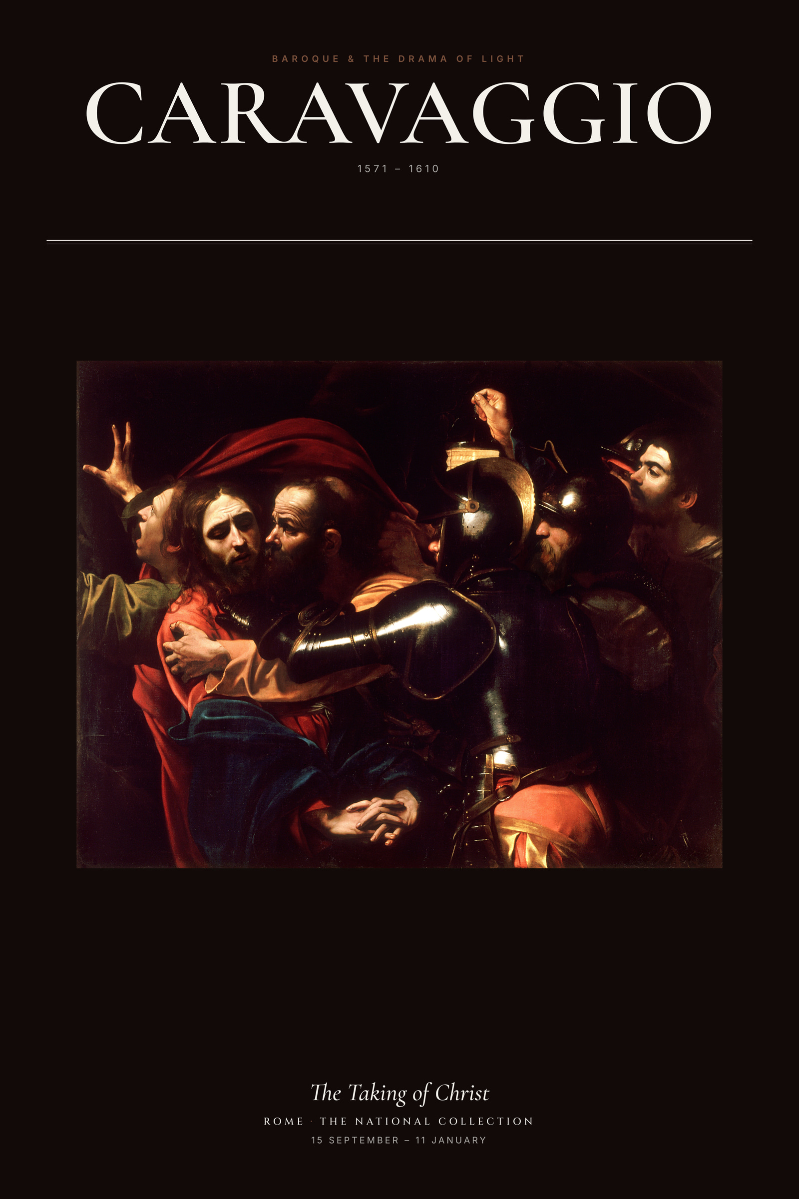 The Taking of Christ — Exhibition Poster