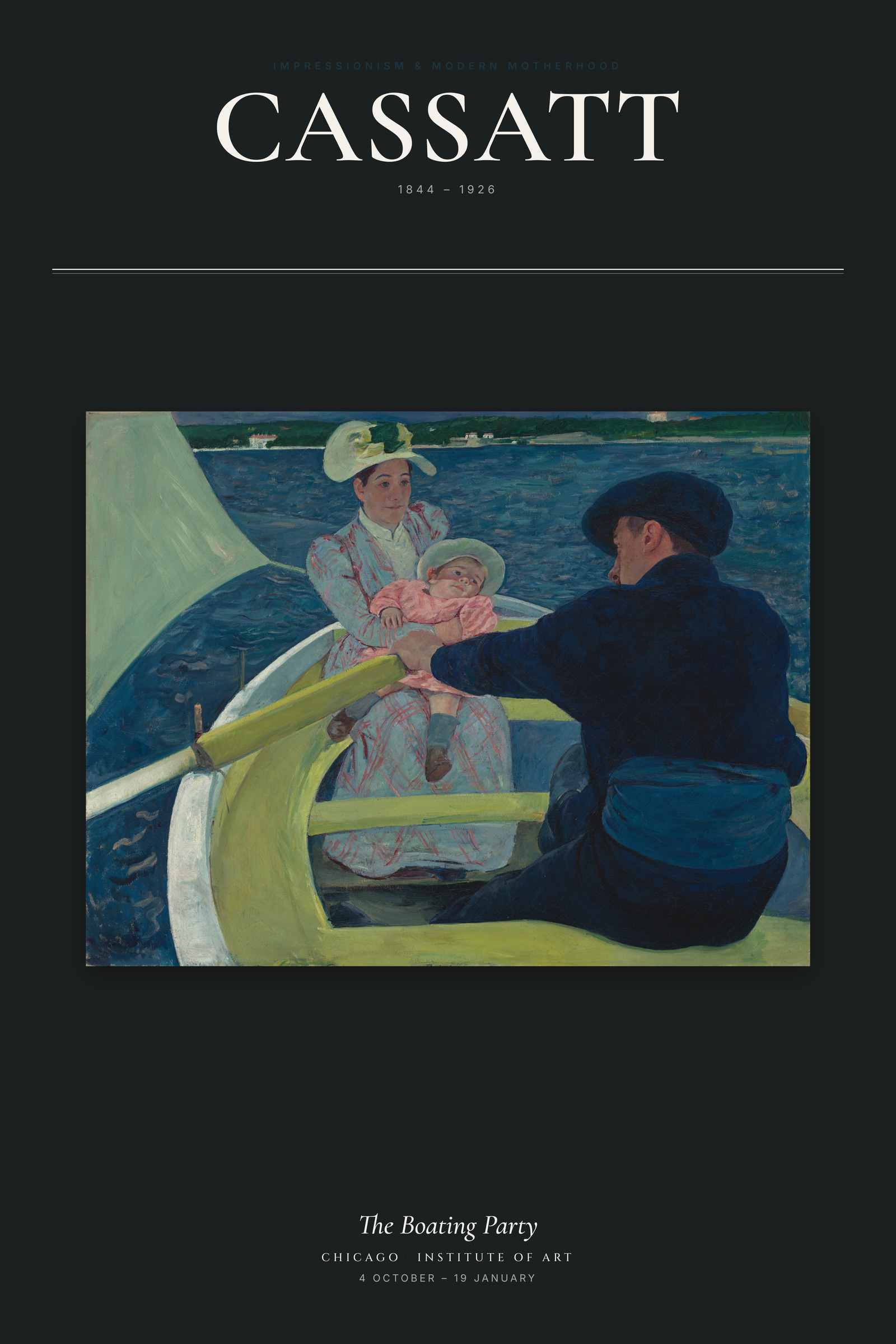 The Boating Party — Exhibition Poster