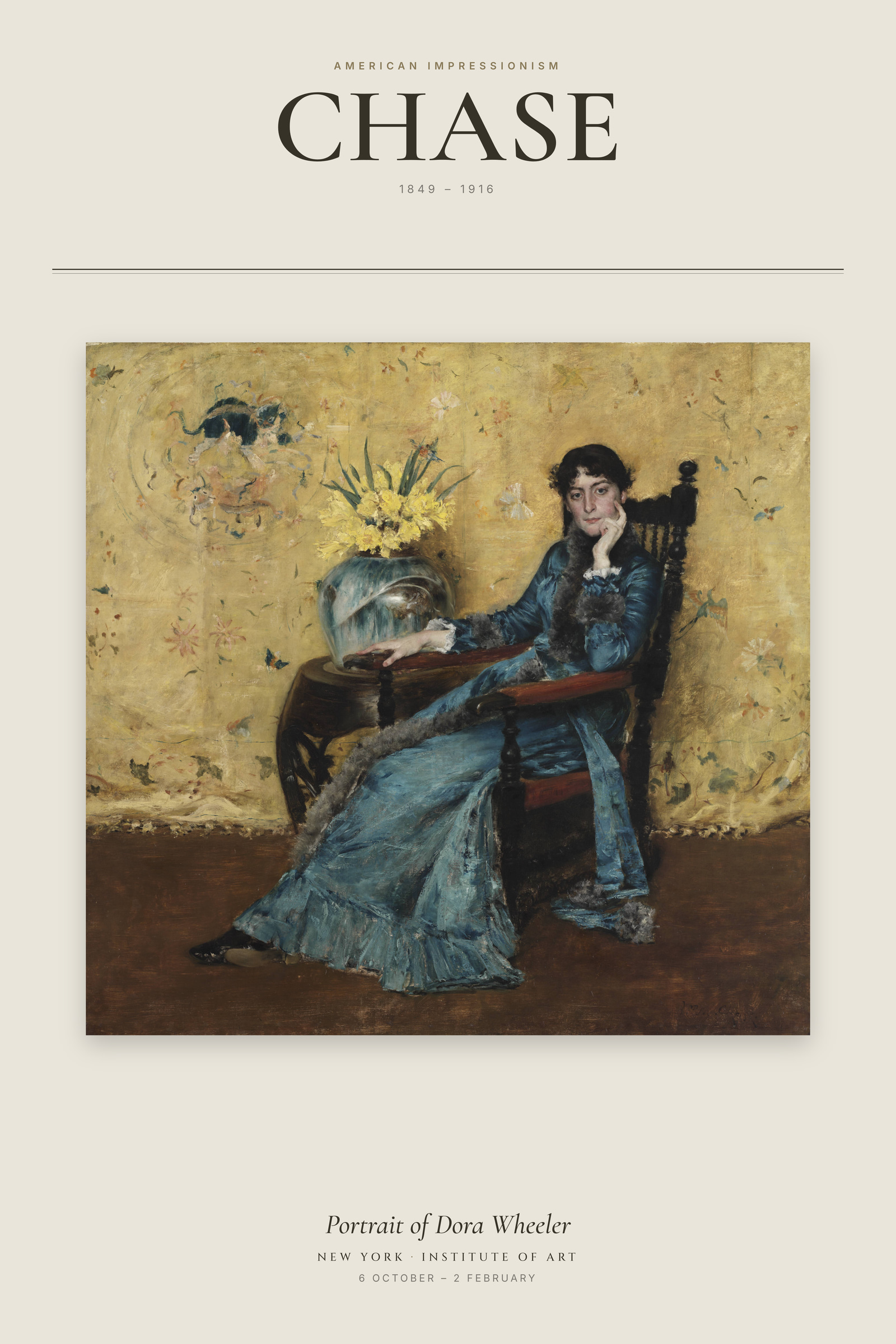 Portrait of Dora Wheeler — Exhibition Poster