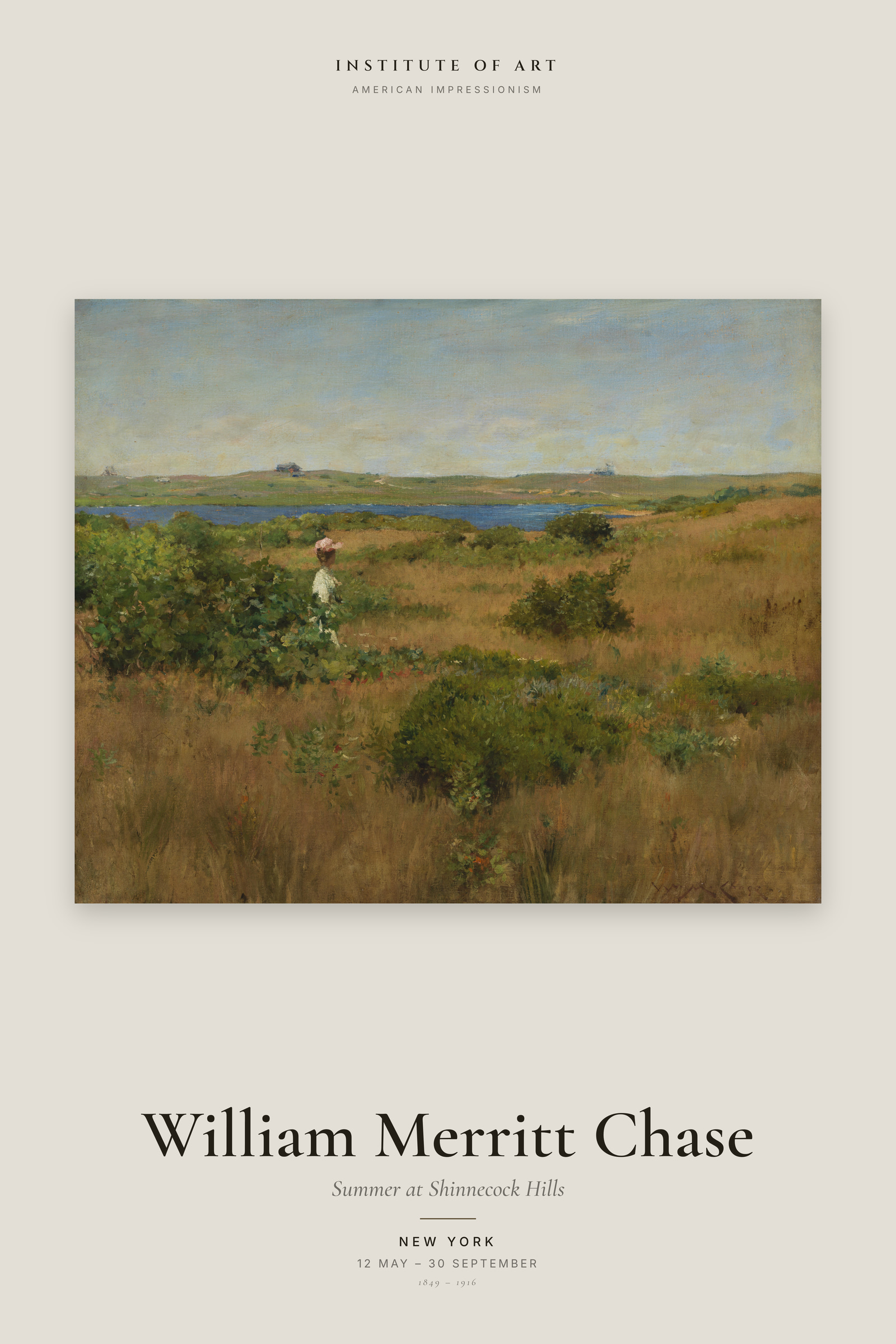 Summer at Shinnecock Hills — Exhibition Poster