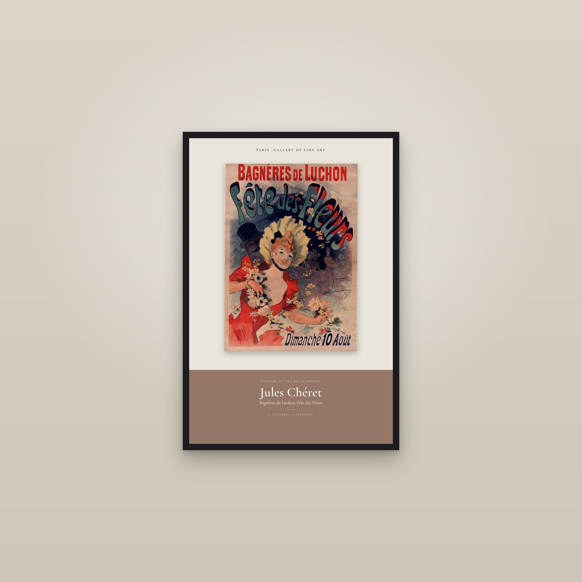 Bagnères-de-Luchon: Fête des Fleurs — Exhibition Poster