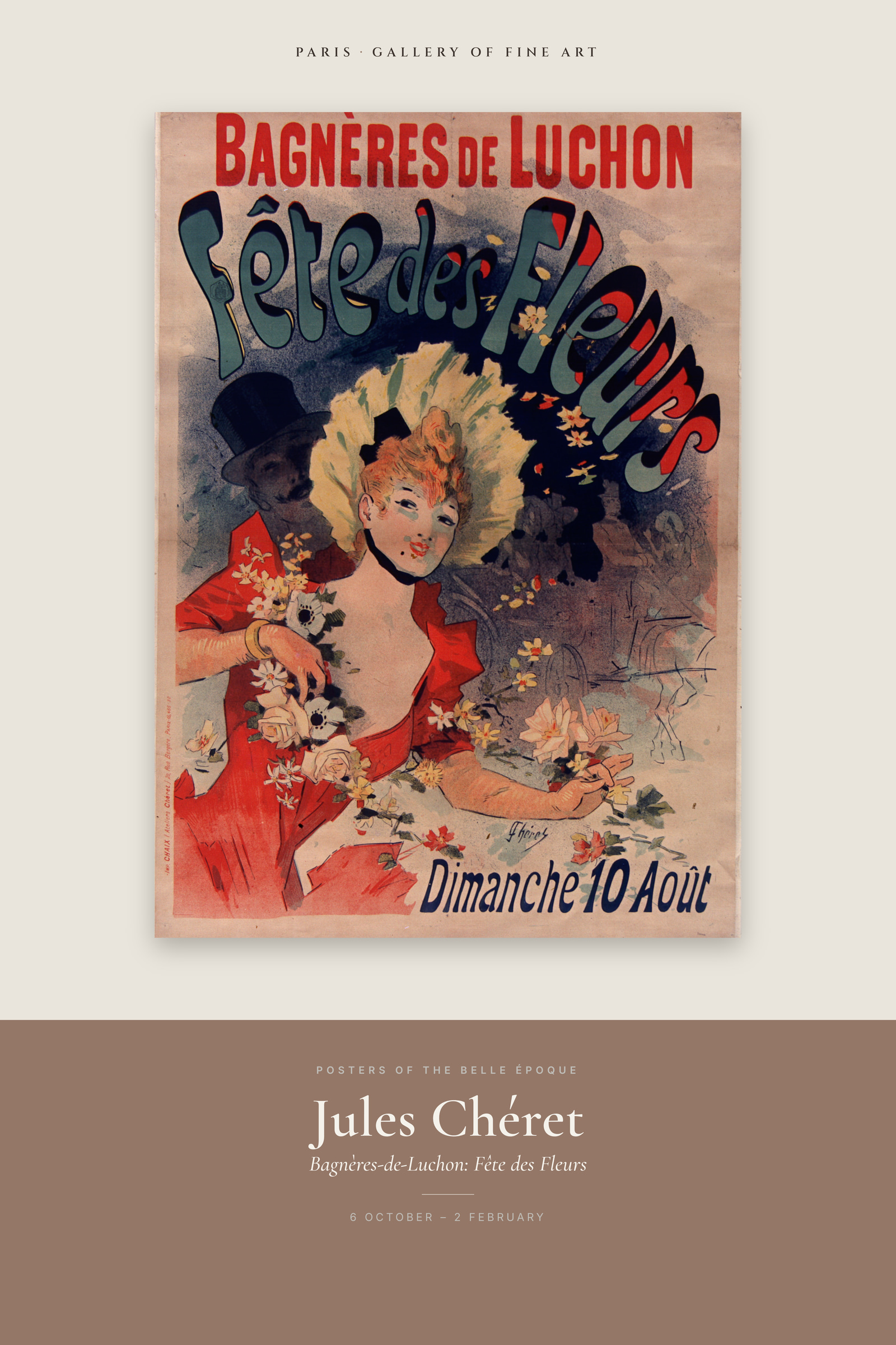Bagnères-de-Luchon: Fête des Fleurs — Exhibition Poster