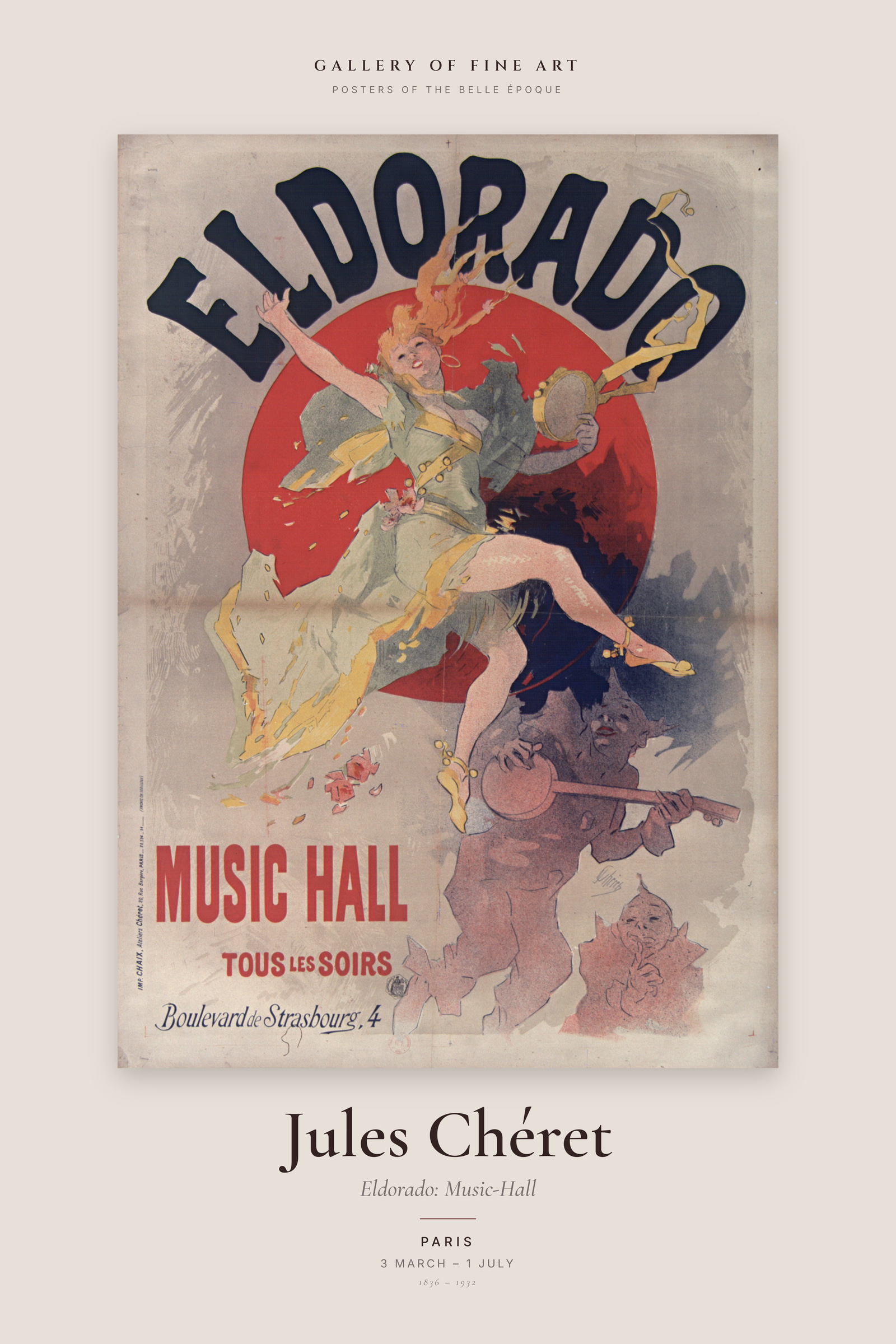 Eldorado: Music-Hall — Exhibition Poster