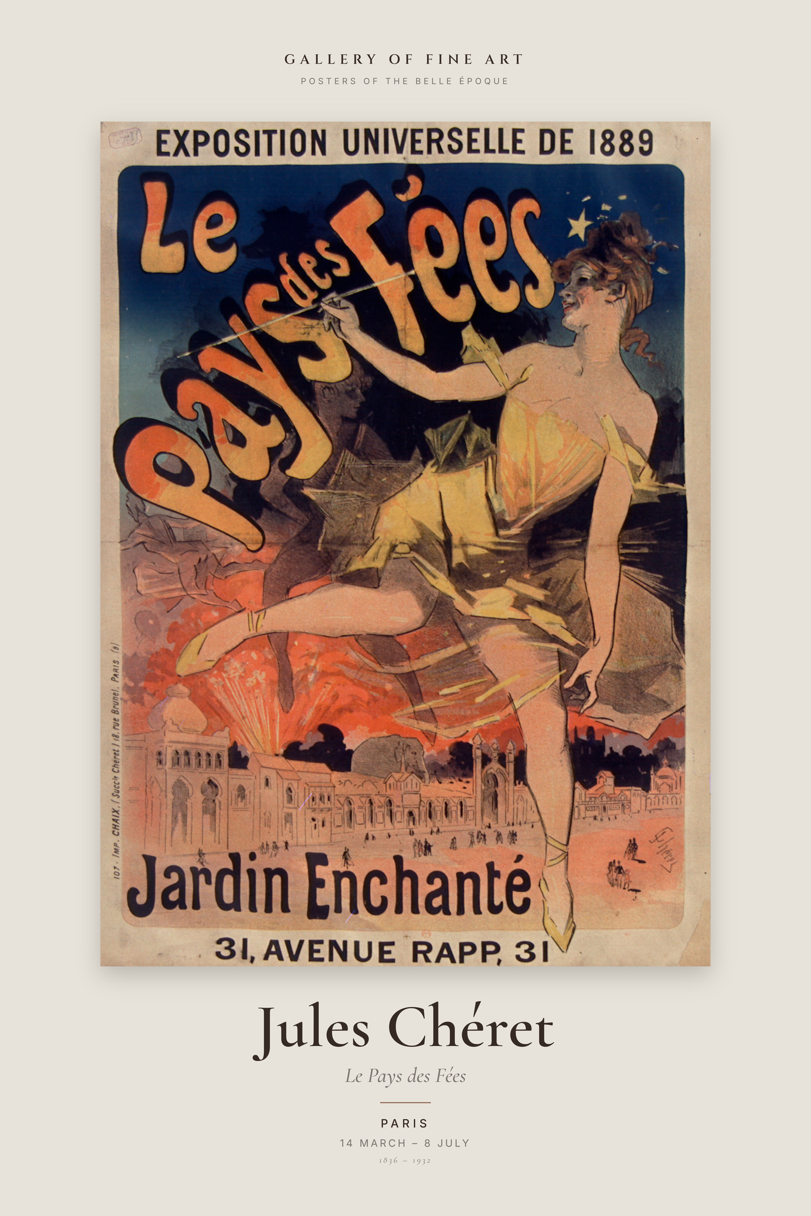 Le Pays des Fées — Exhibition Poster