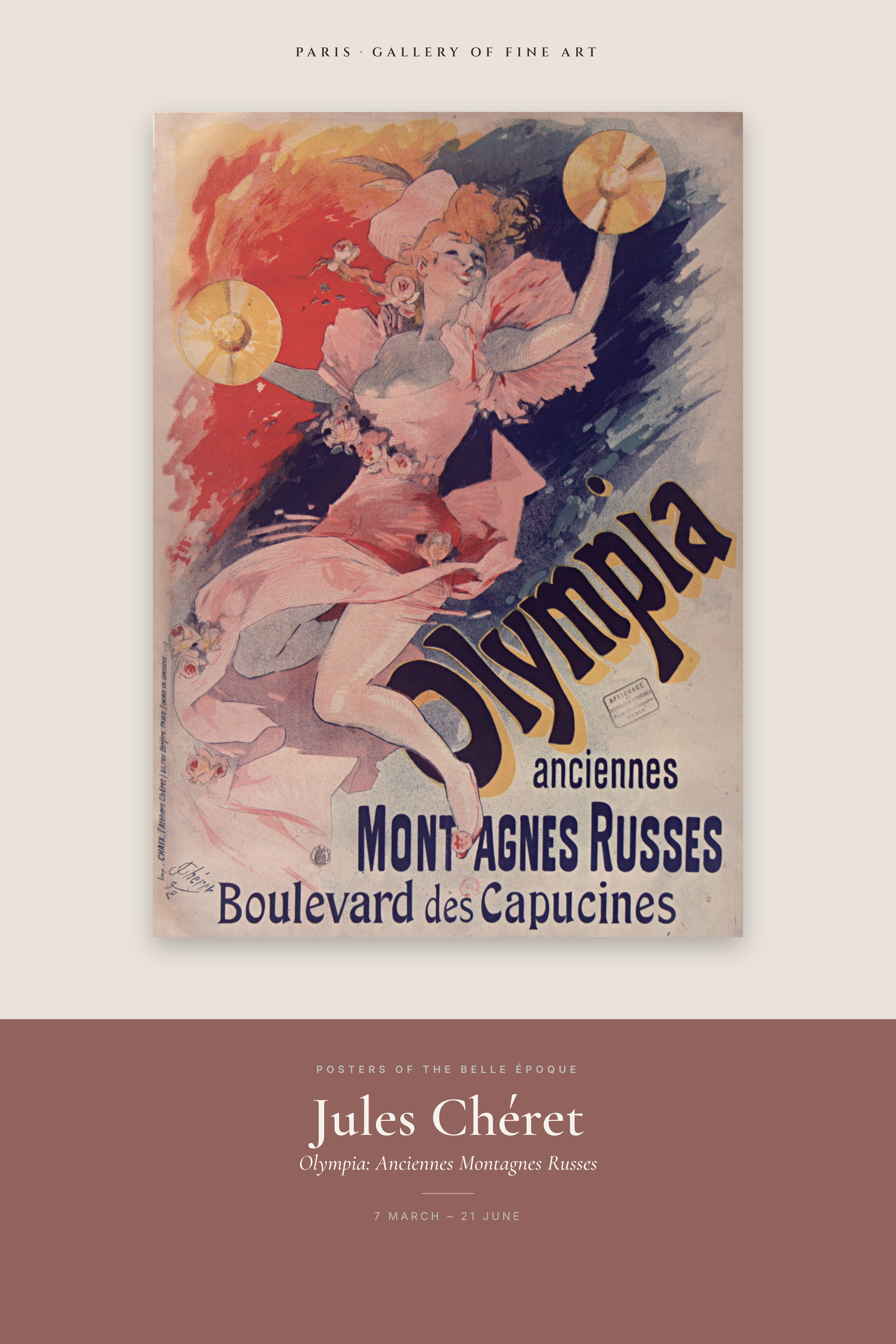 Olympia: Anciennes Montagnes Russes — Exhibition Poster