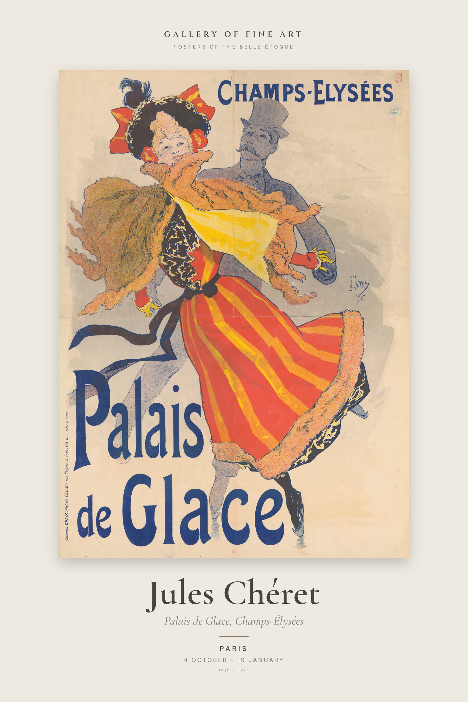 Palais de Glace, Champs-Élysées — Exhibition Poster