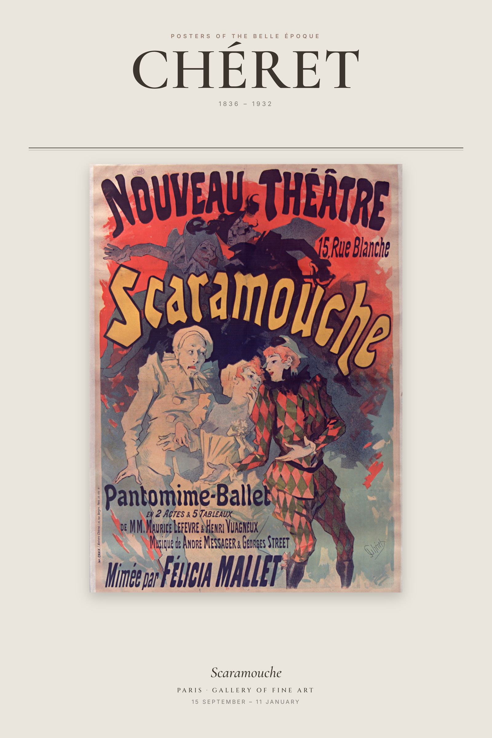 Scaramouche — Exhibition Poster