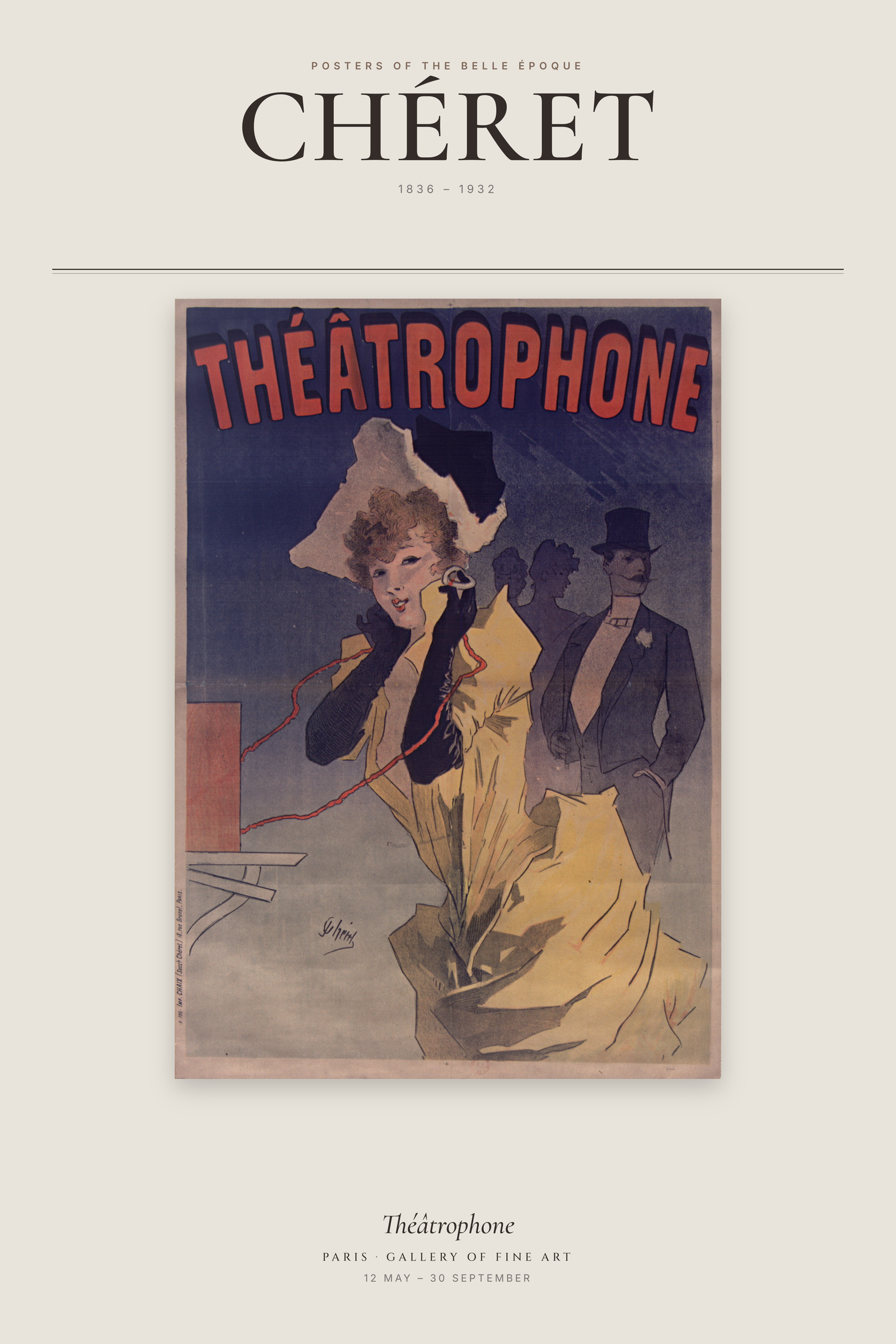 Théâtrophone — Exhibition Poster