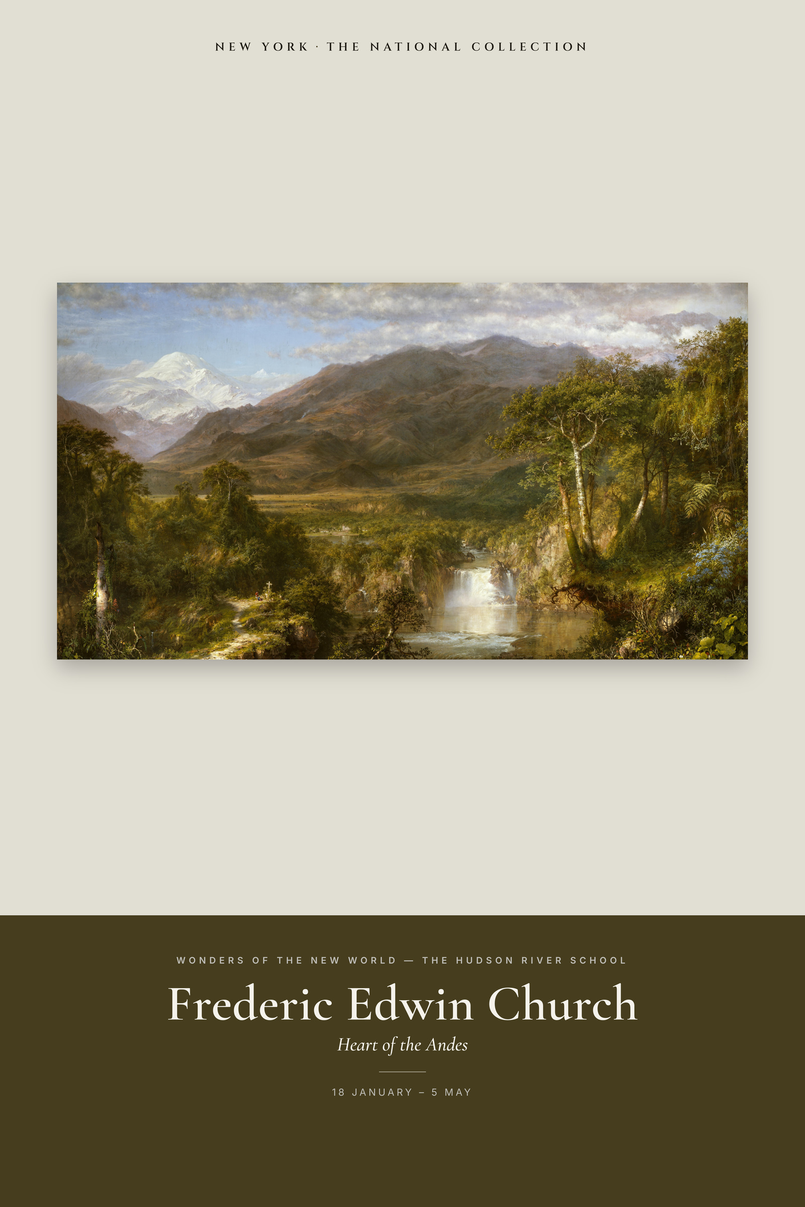 Heart of the Andes — Exhibition Poster