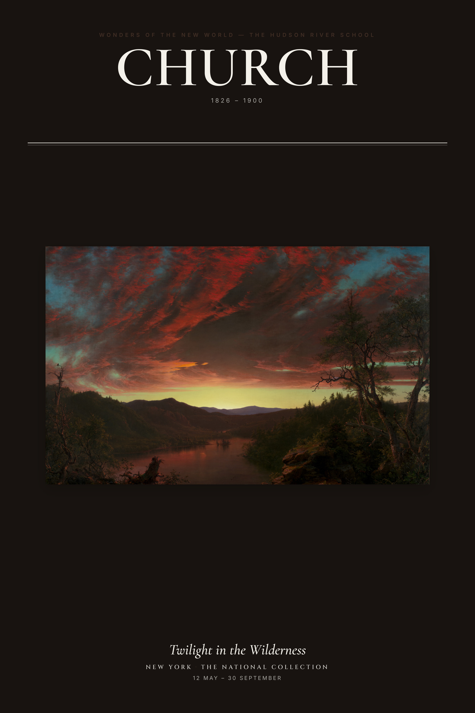 Twilight in the Wilderness — Exhibition Poster