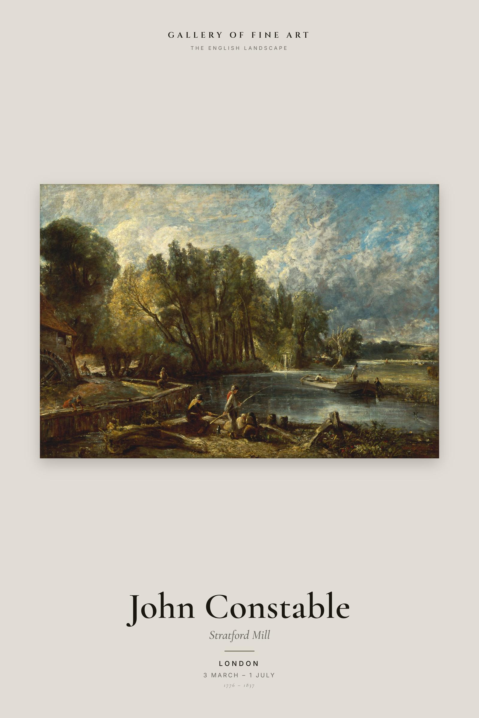 Stratford Mill — Exhibition Poster