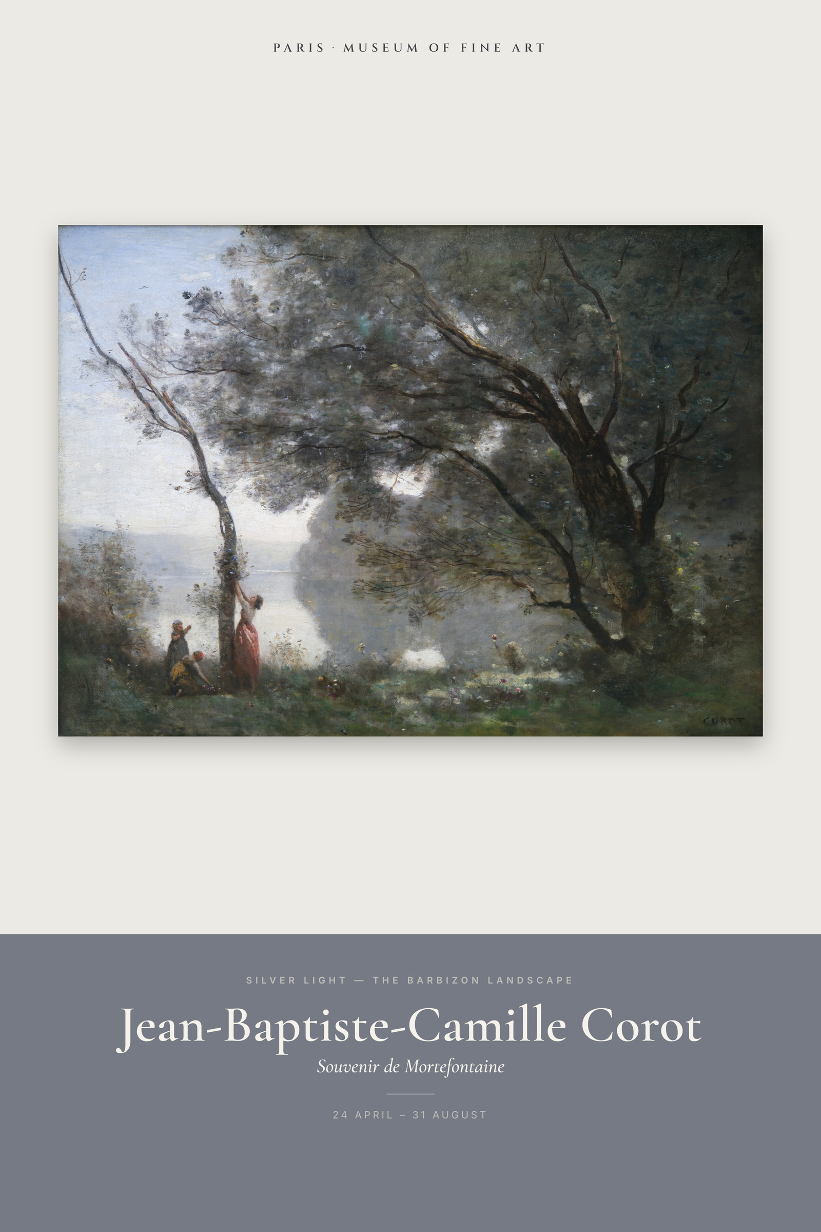 Souvenir de Mortefontaine — Exhibition Poster