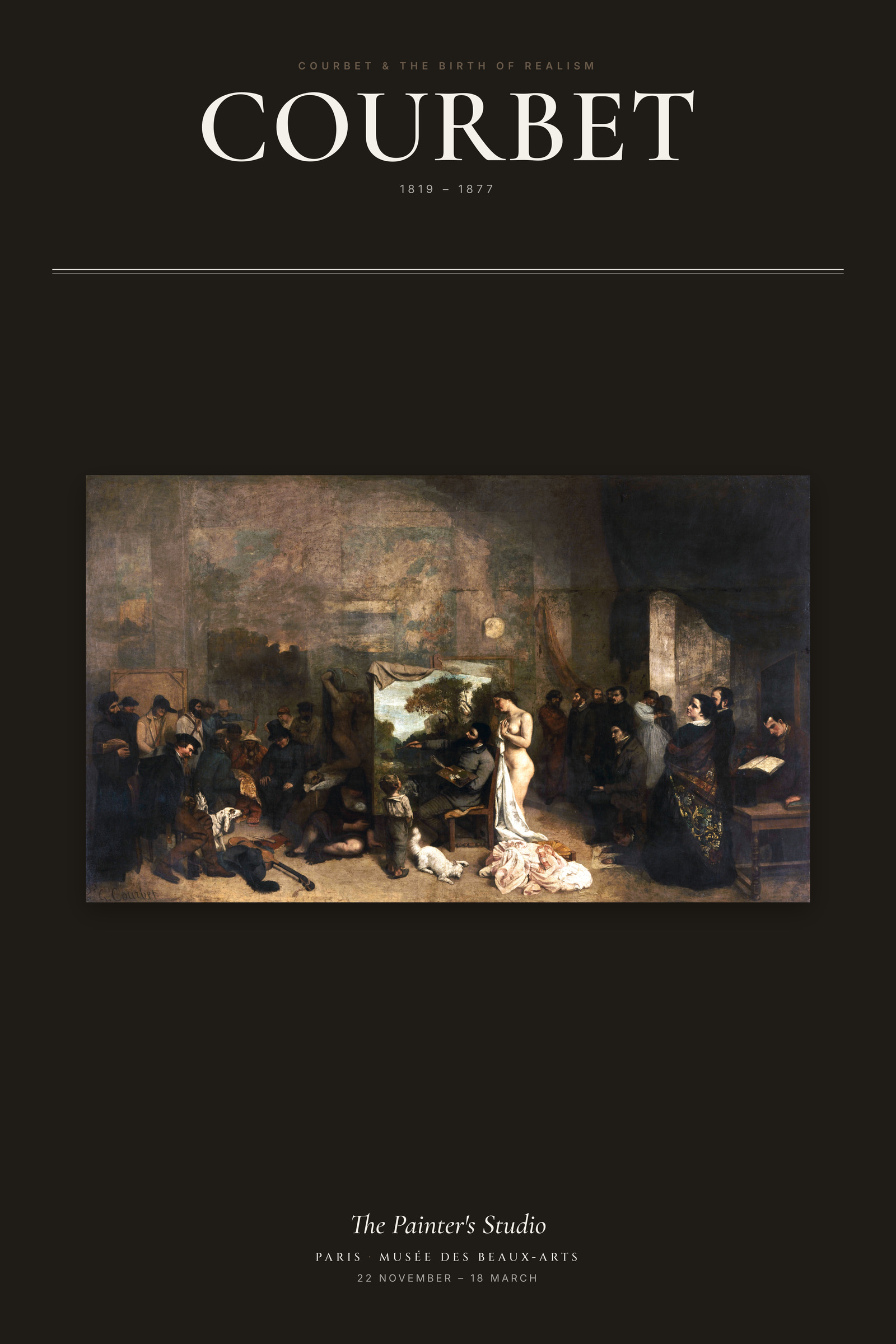 The Painter's Studio — Exhibition Poster