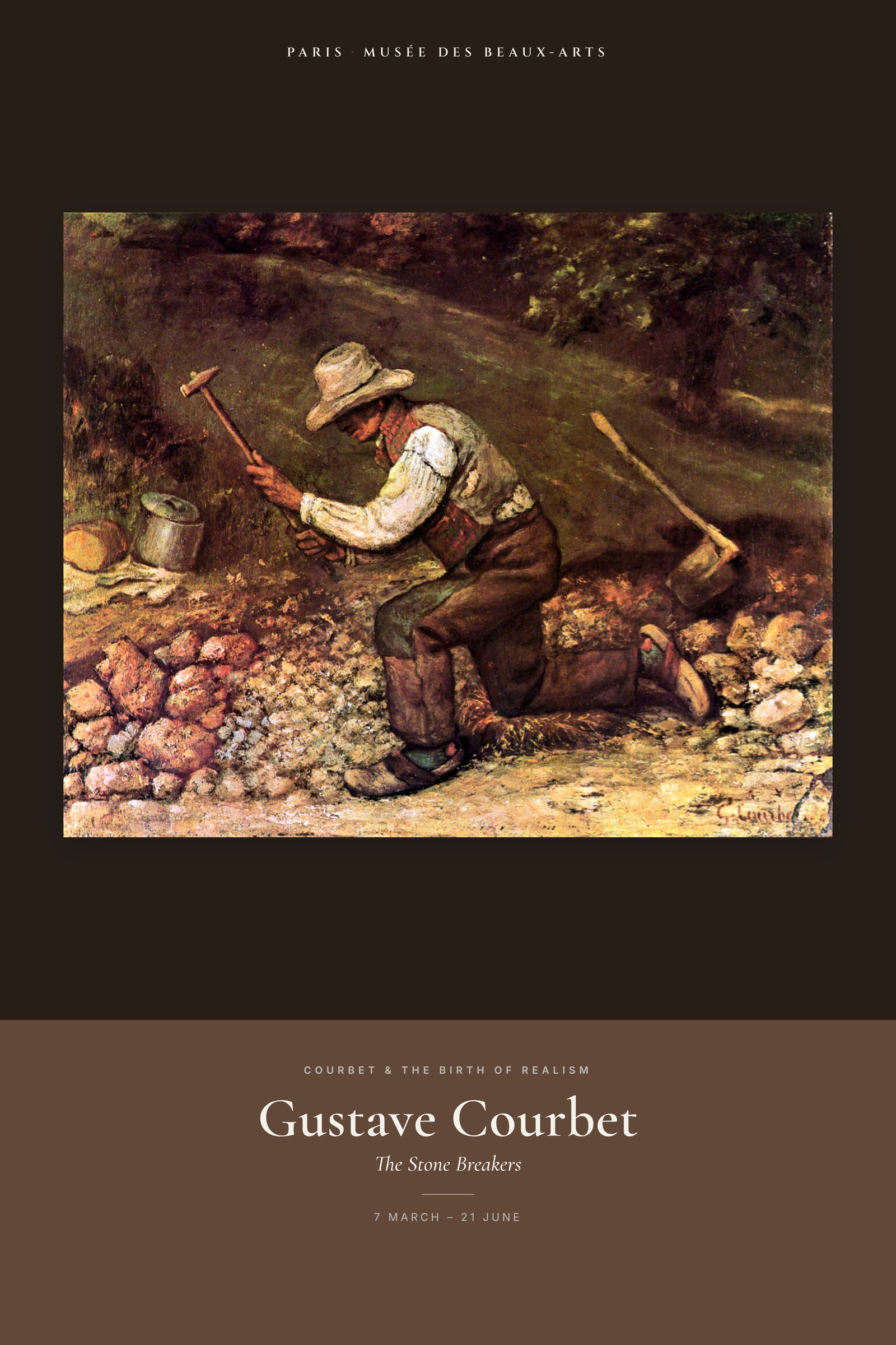 The Stone Breakers — Exhibition Poster