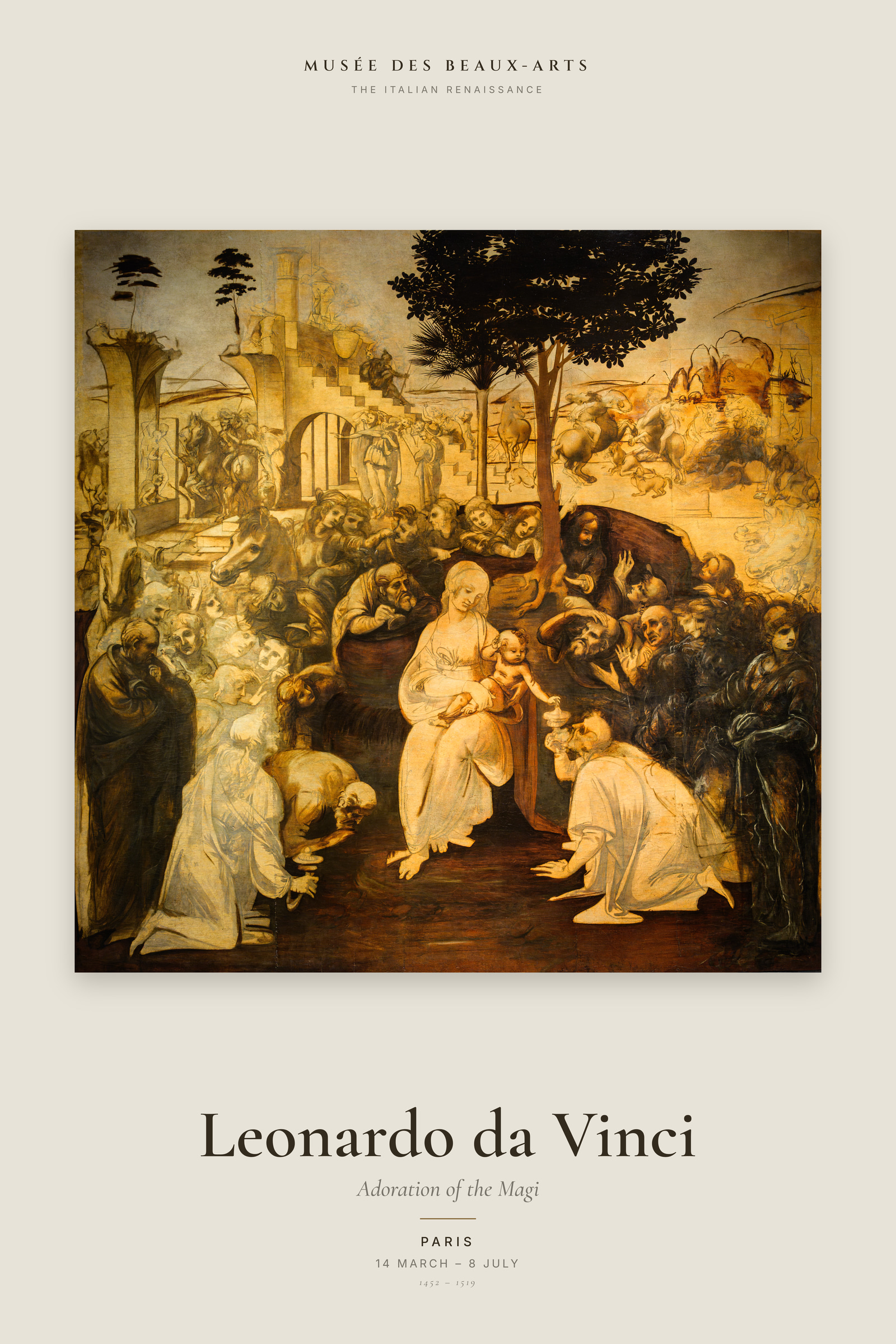 Adoration of the Magi — Exhibition Poster