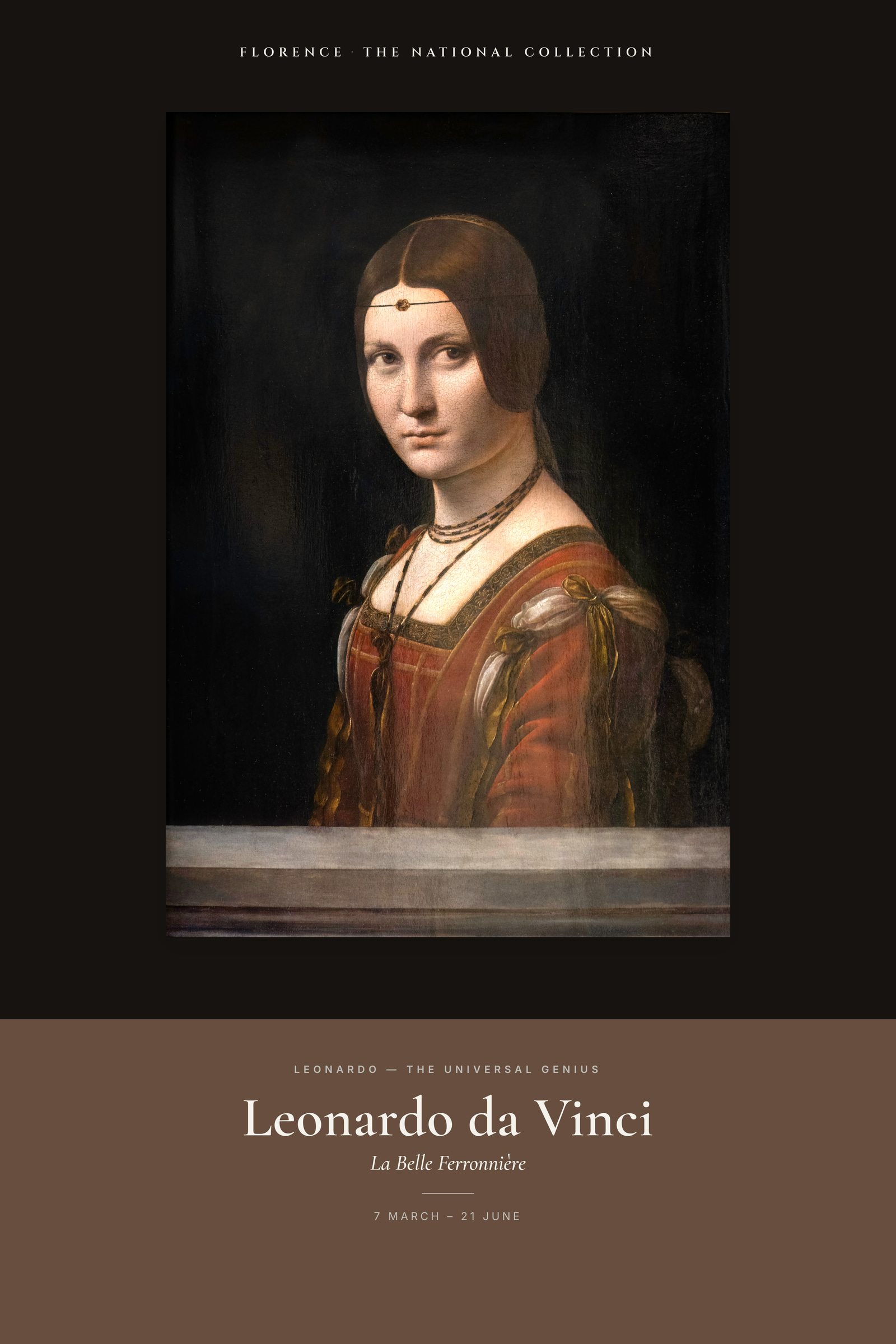La Belle Ferronnière — Exhibition Poster