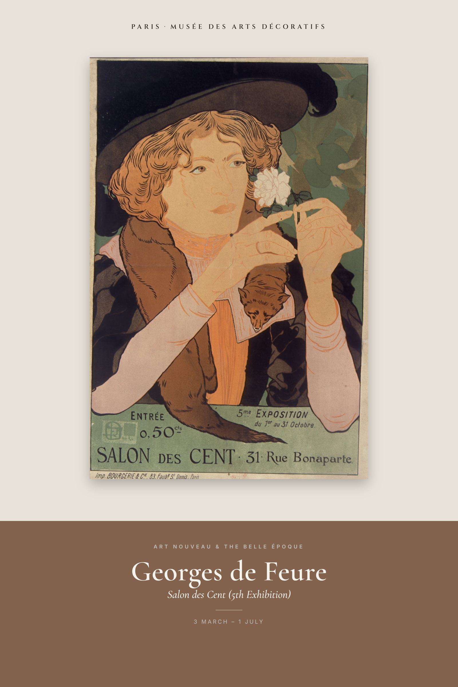 Salon des Cent (5th Exhibition) — Exhibition Poster