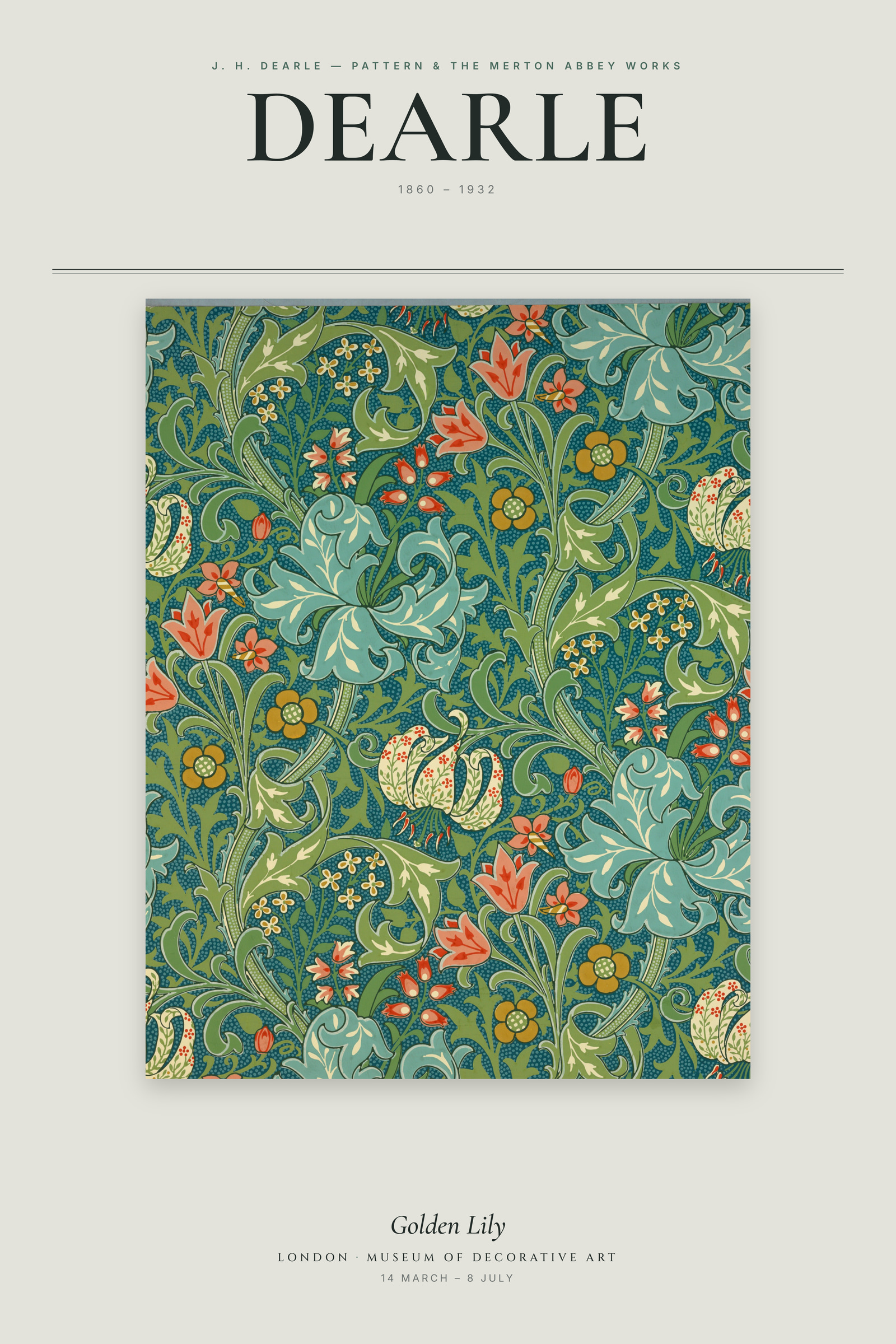 Golden Lily — Exhibition Poster