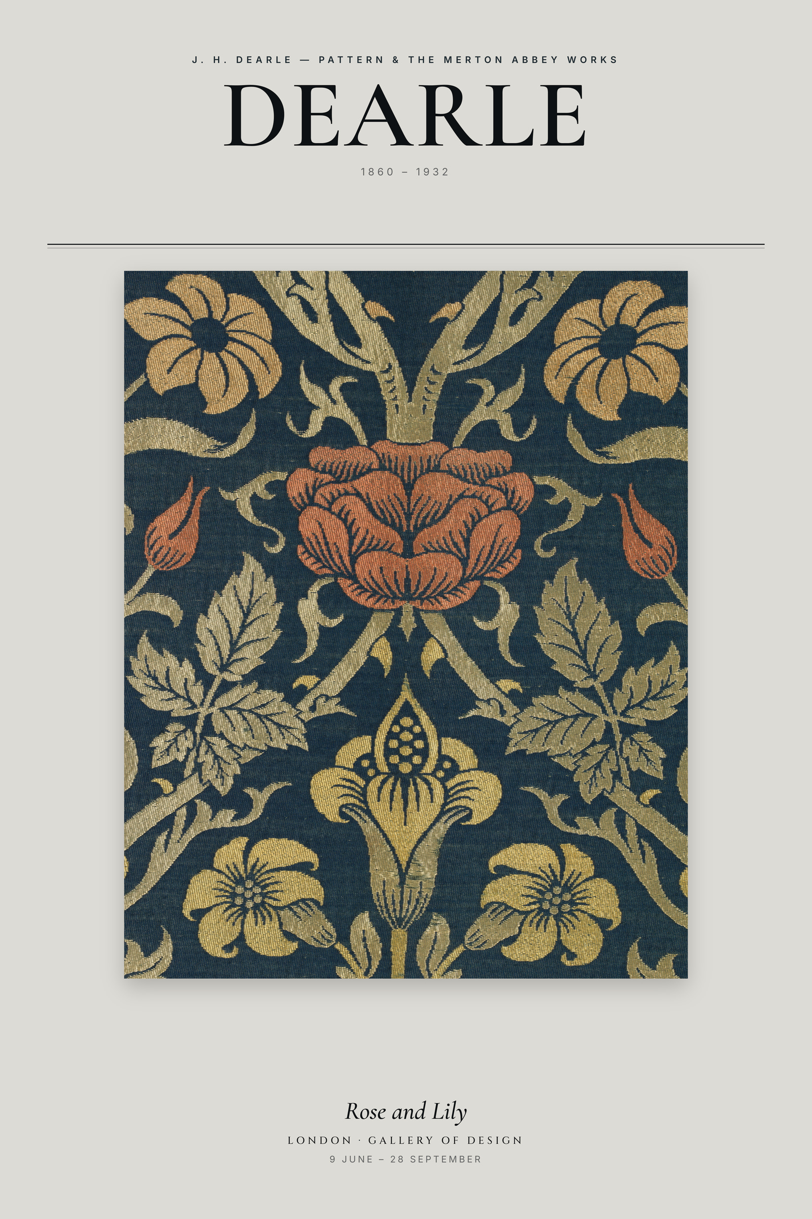 Rose and Lily — Exhibition Poster