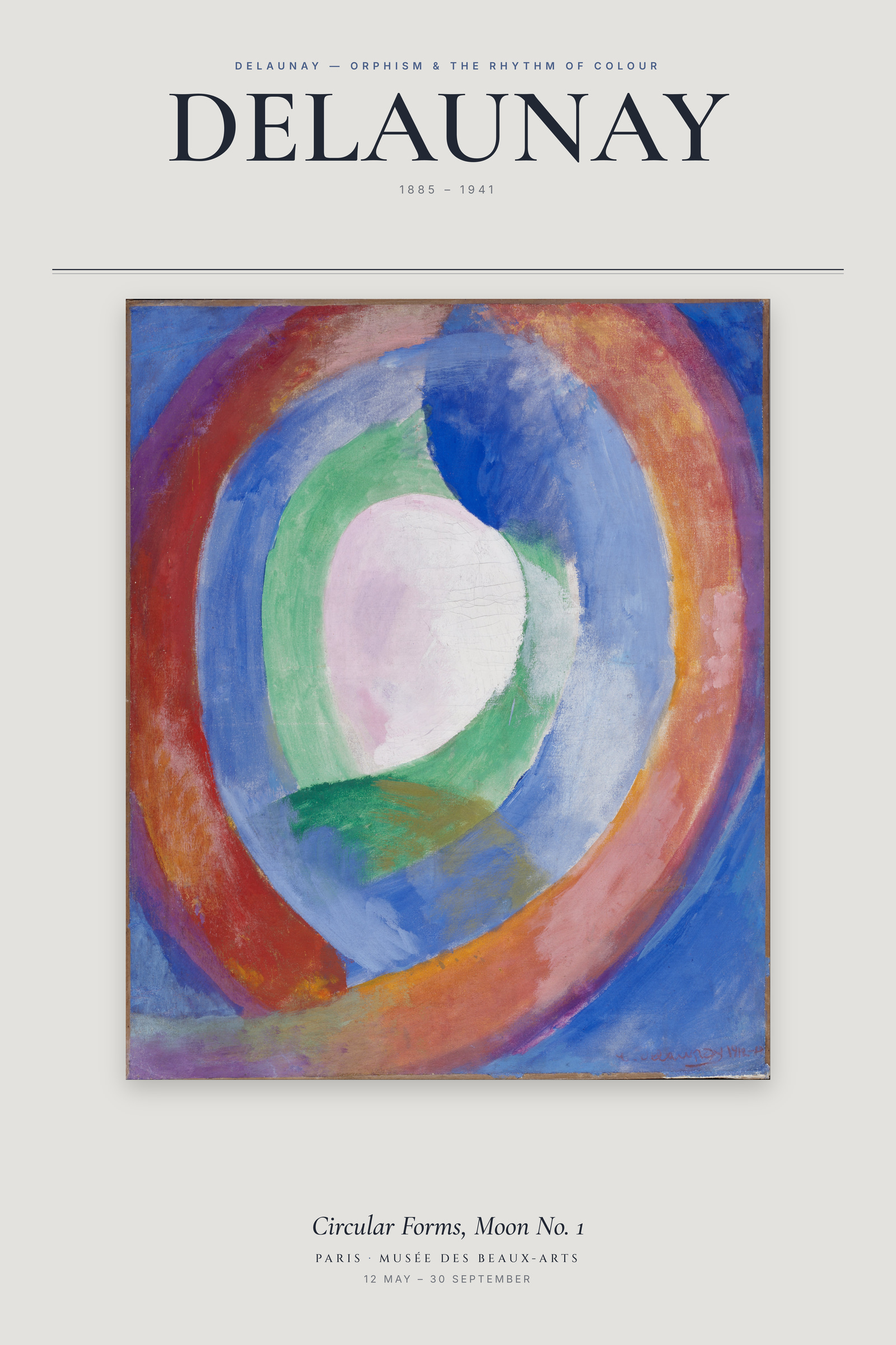 Circular Forms, Moon No. 1 — Exhibition Poster