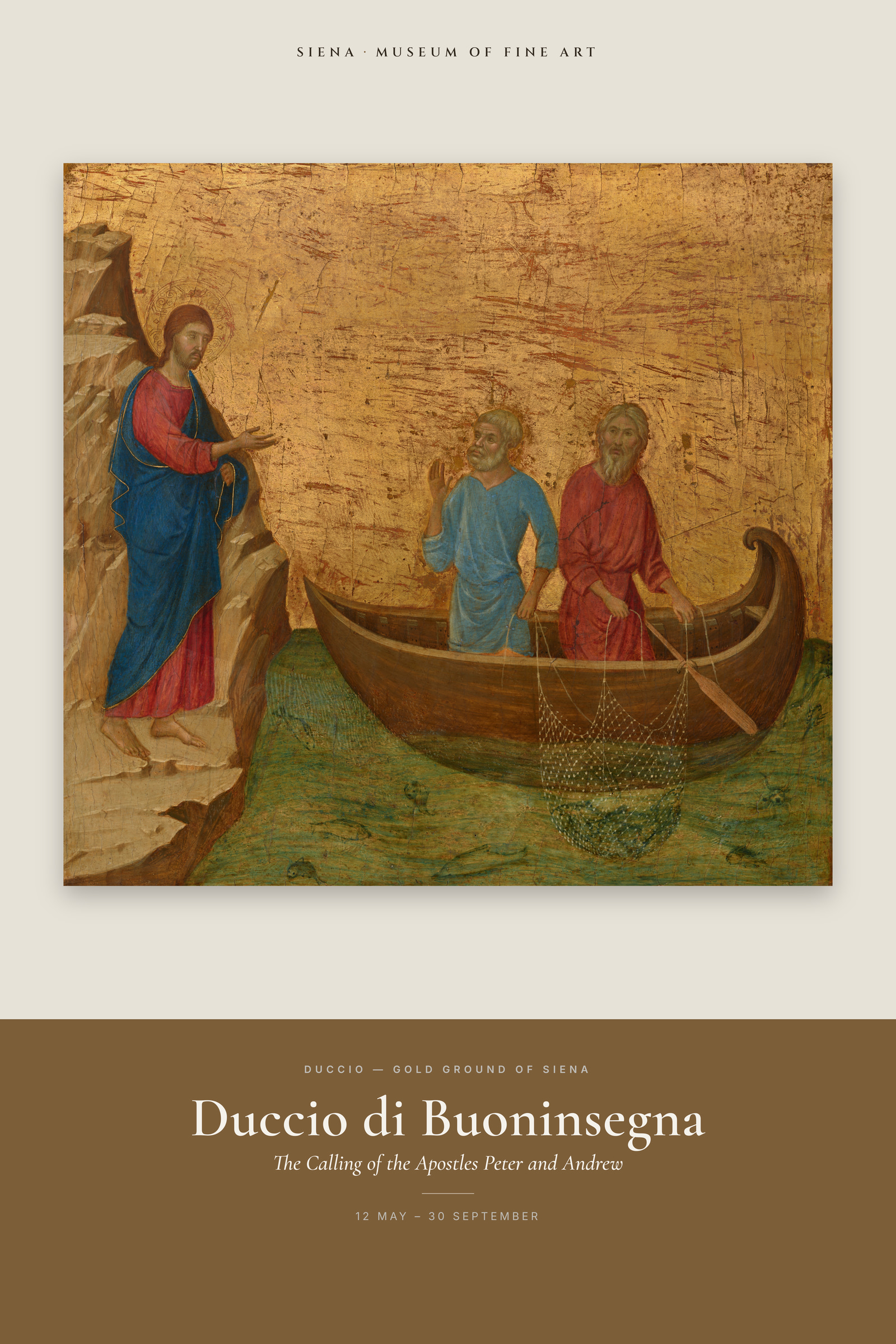 The Calling of the Apostles Peter and Andrew — Exhibition Poster