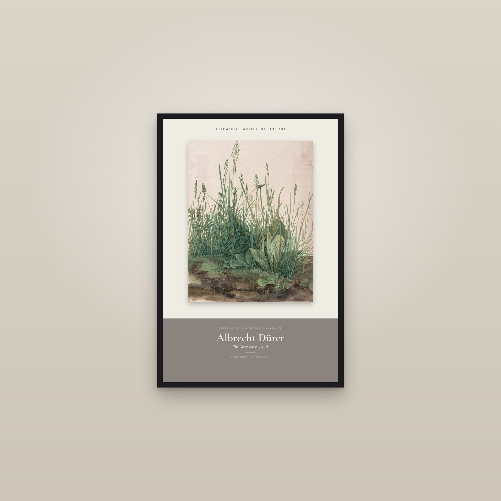 The Great Piece of Turf — Exhibition Poster