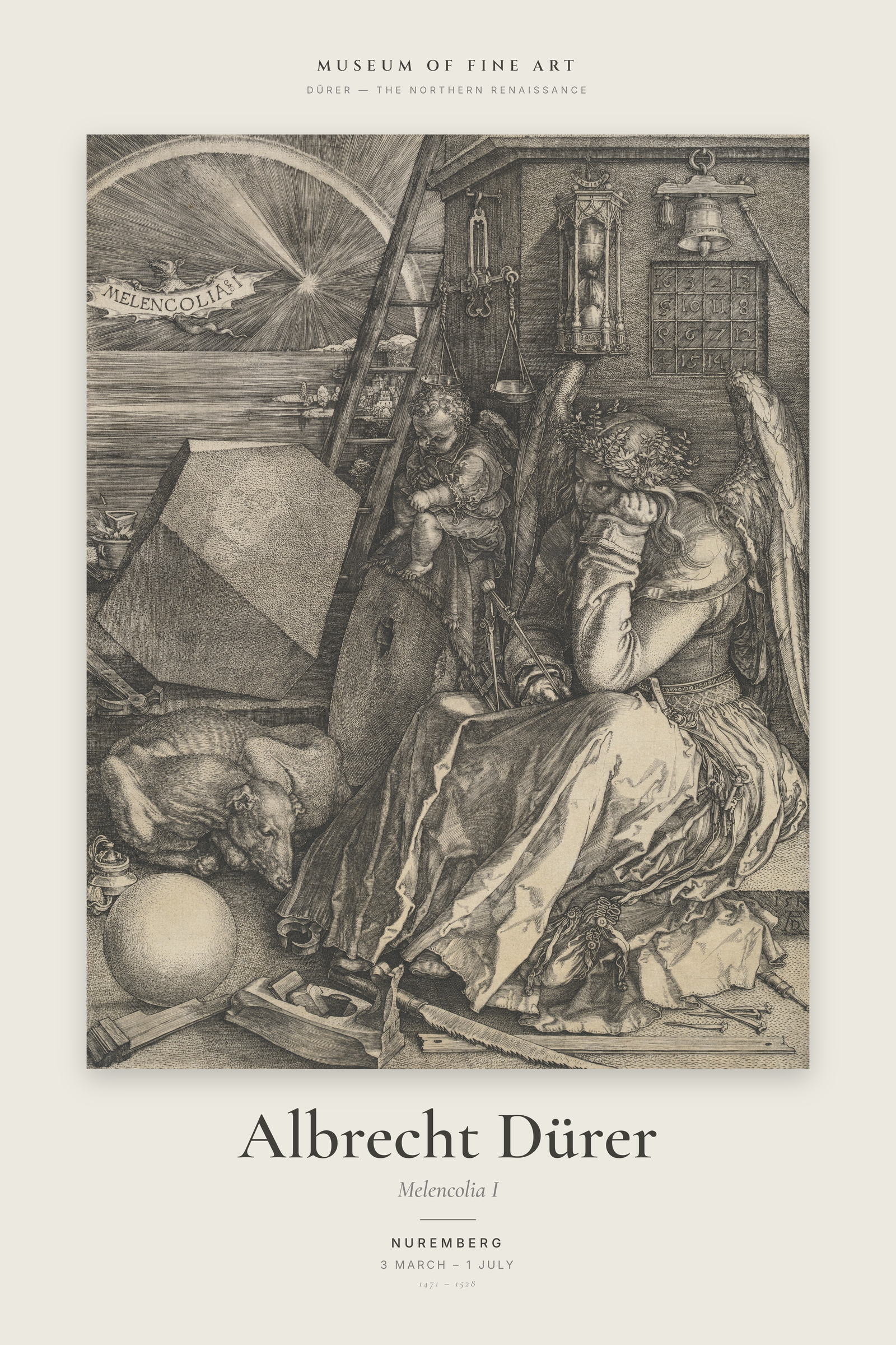 Melencolia I — Exhibition Poster