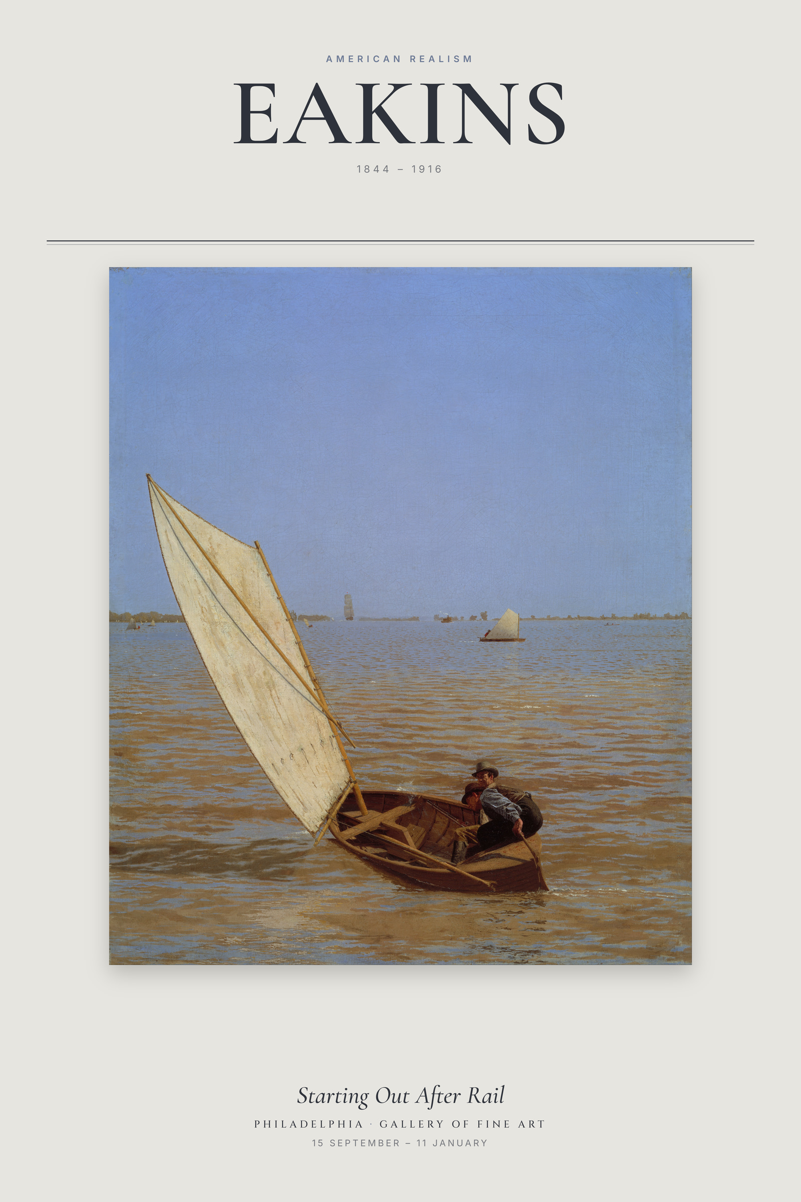 Starting Out After Rail — Exhibition Poster