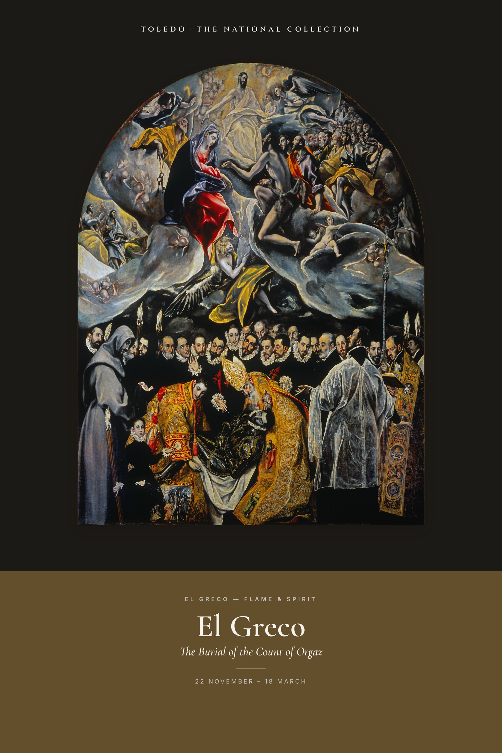 The Burial of the Count of Orgaz — Exhibition Poster