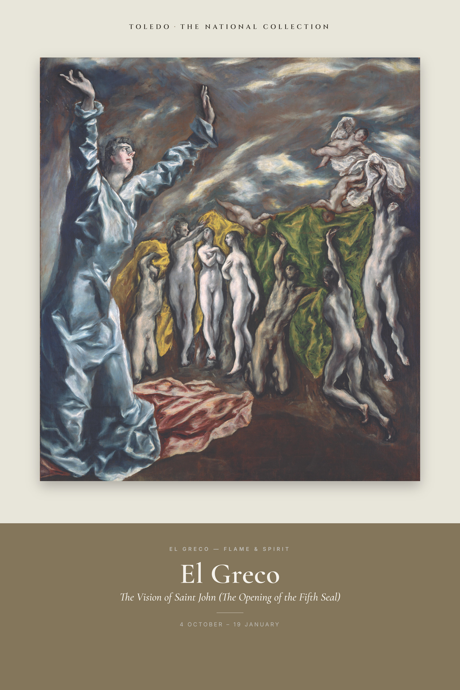 The Vision of Saint John (The Opening of the Fifth Seal) — Exhibition Poster