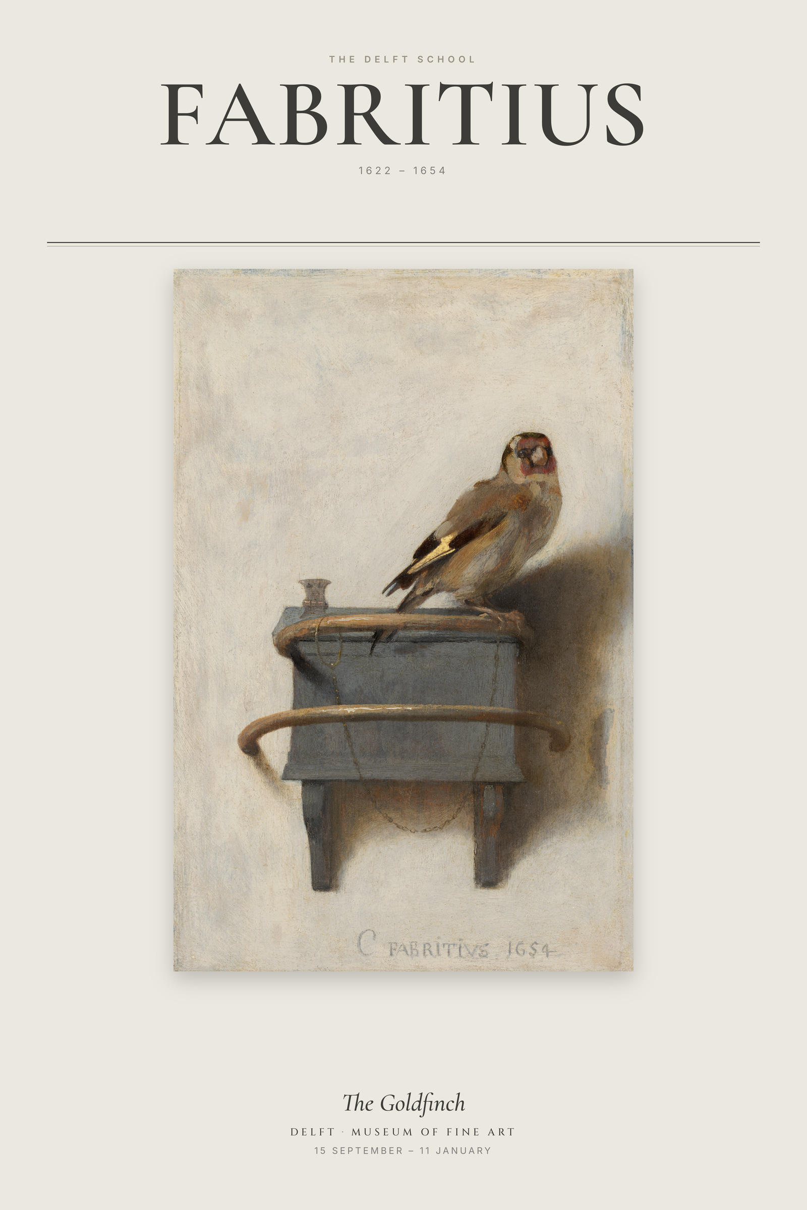 The Goldfinch — Exhibition Poster