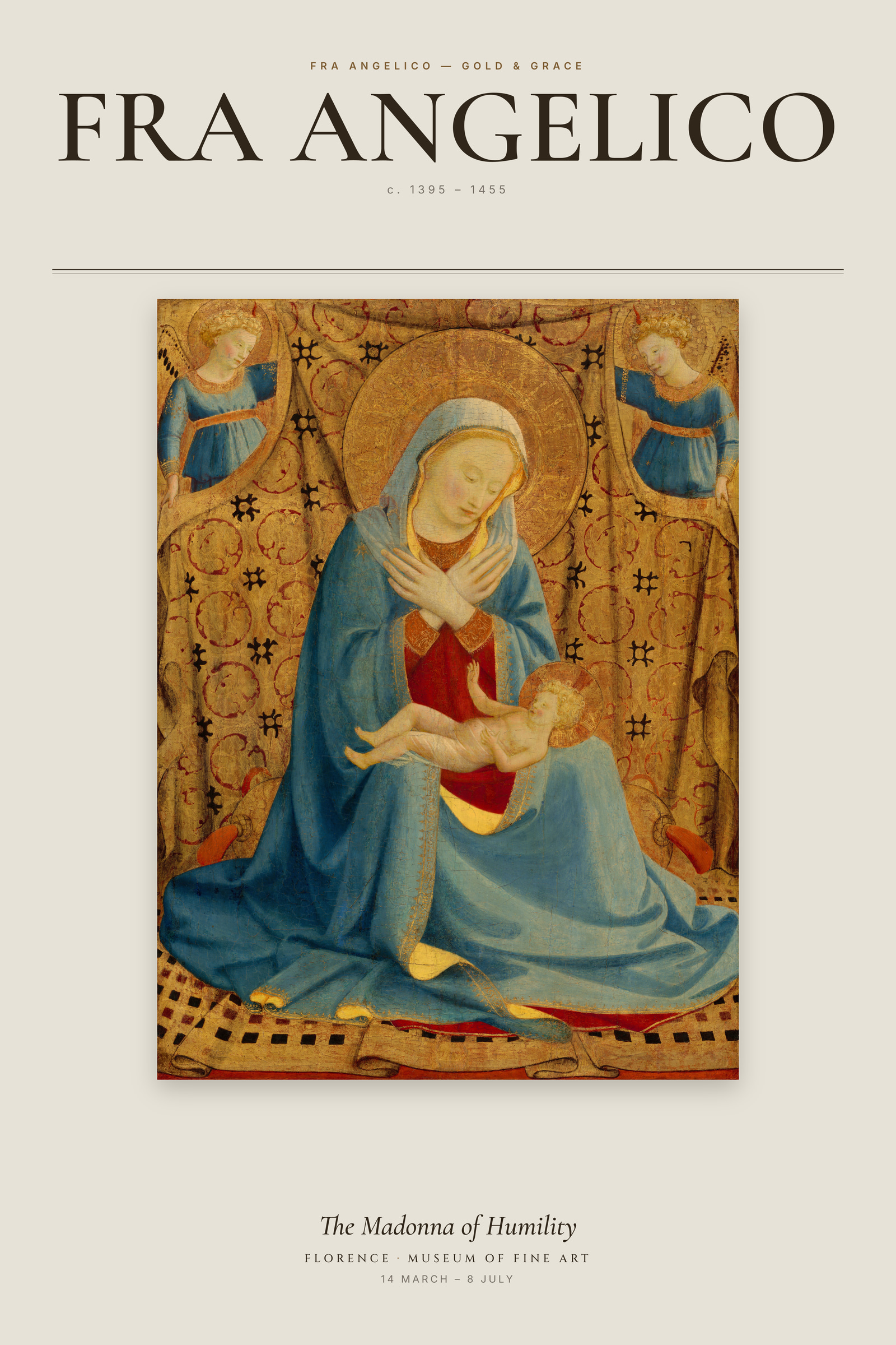 The Madonna of Humility — Exhibition Poster