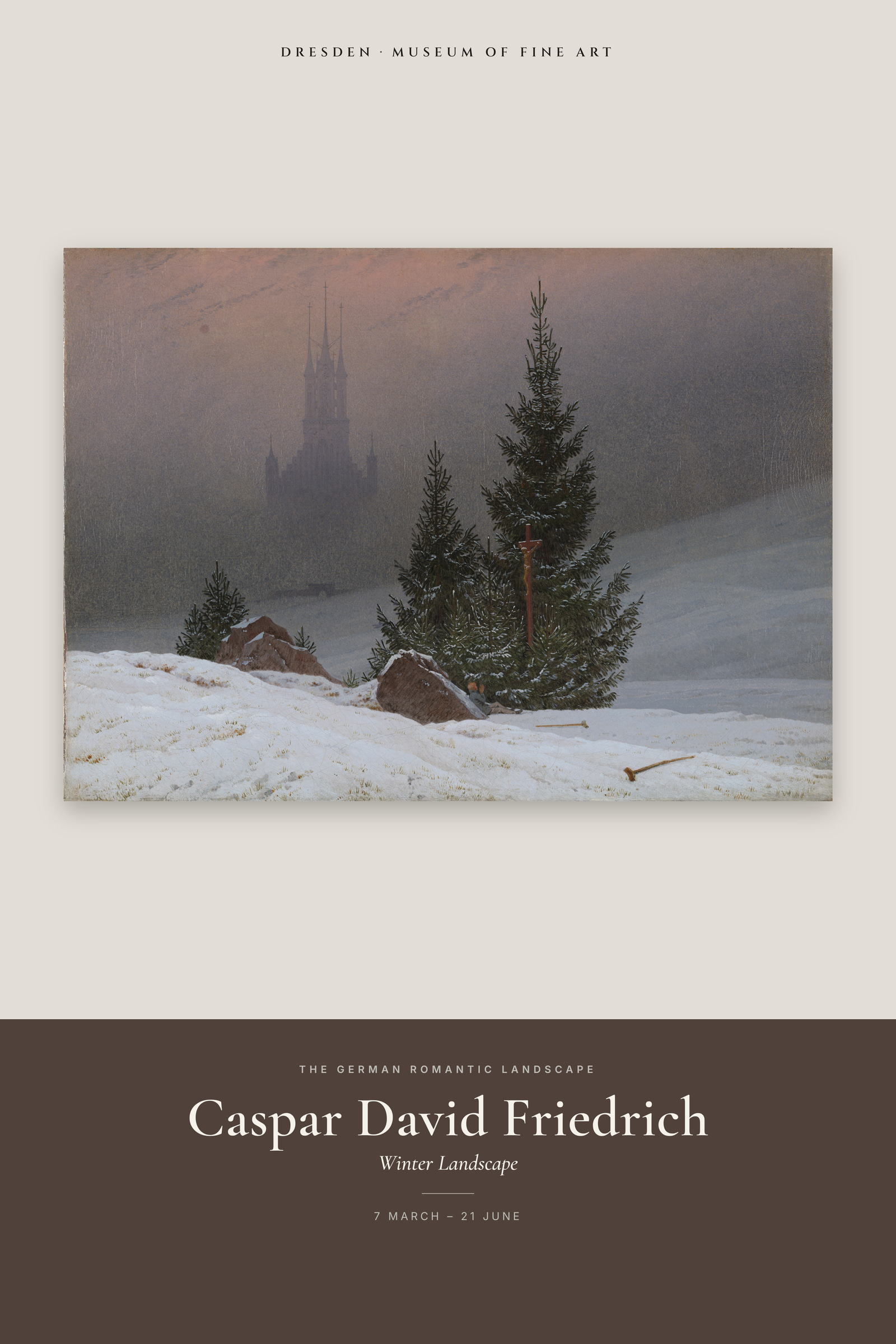 Winter Landscape — Exhibition Poster
