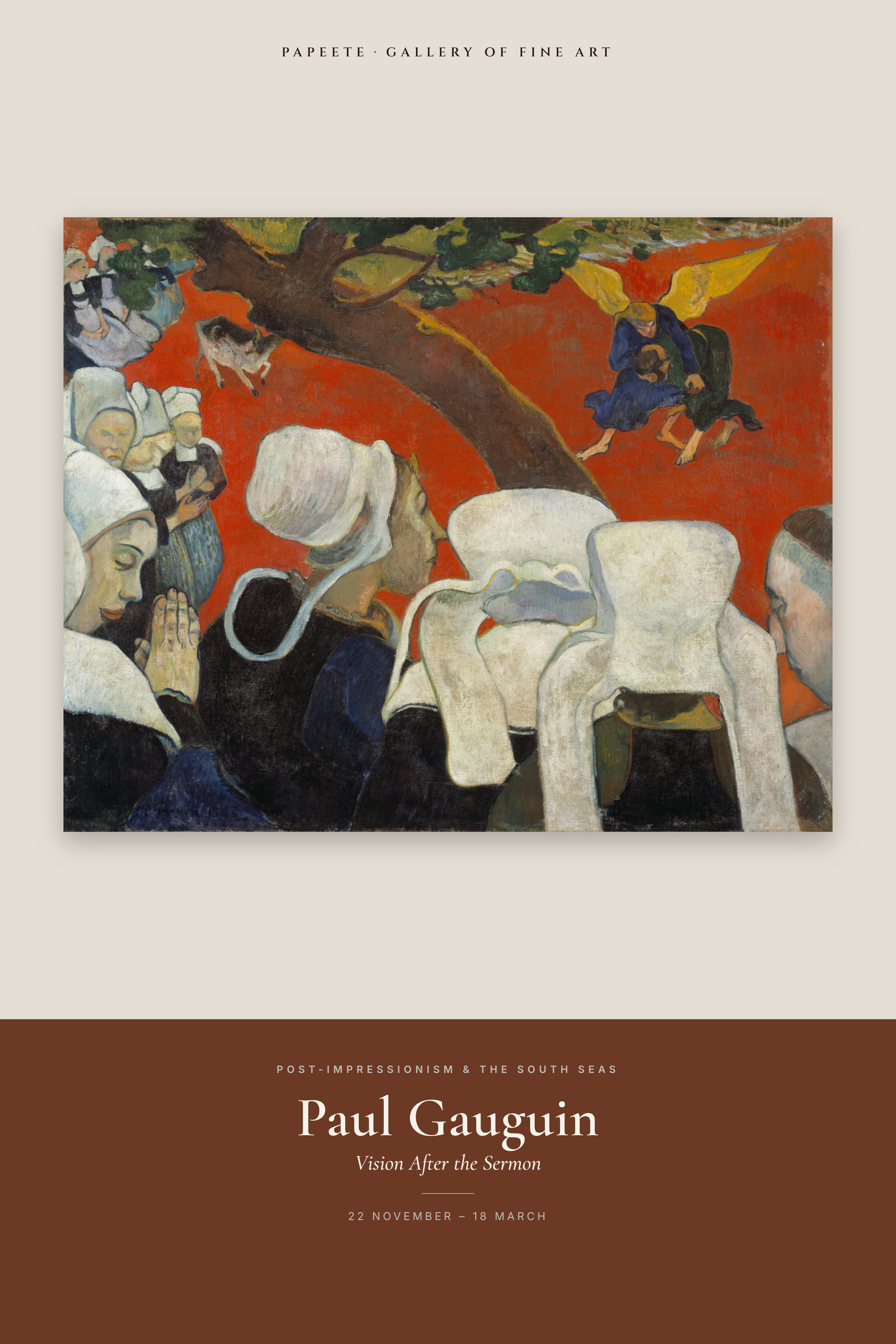 Vision After the Sermon — Exhibition Poster