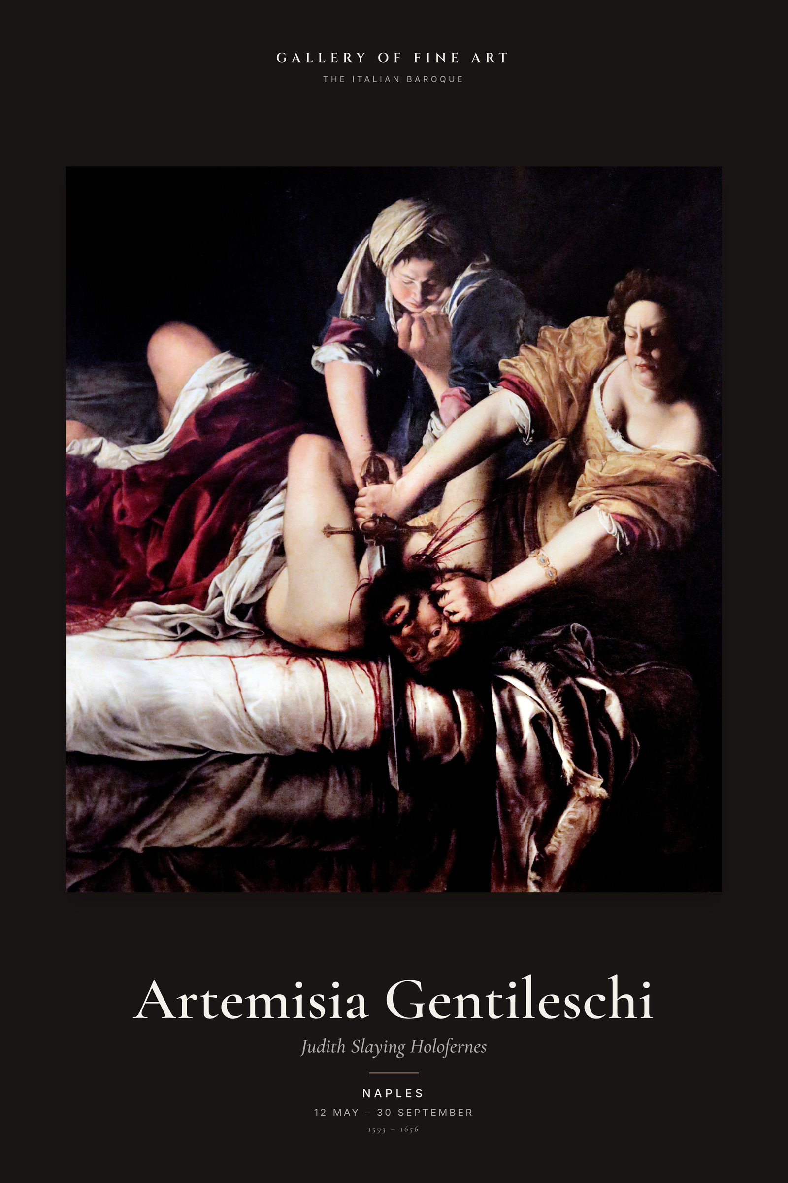 Judith Slaying Holofernes — Exhibition Poster