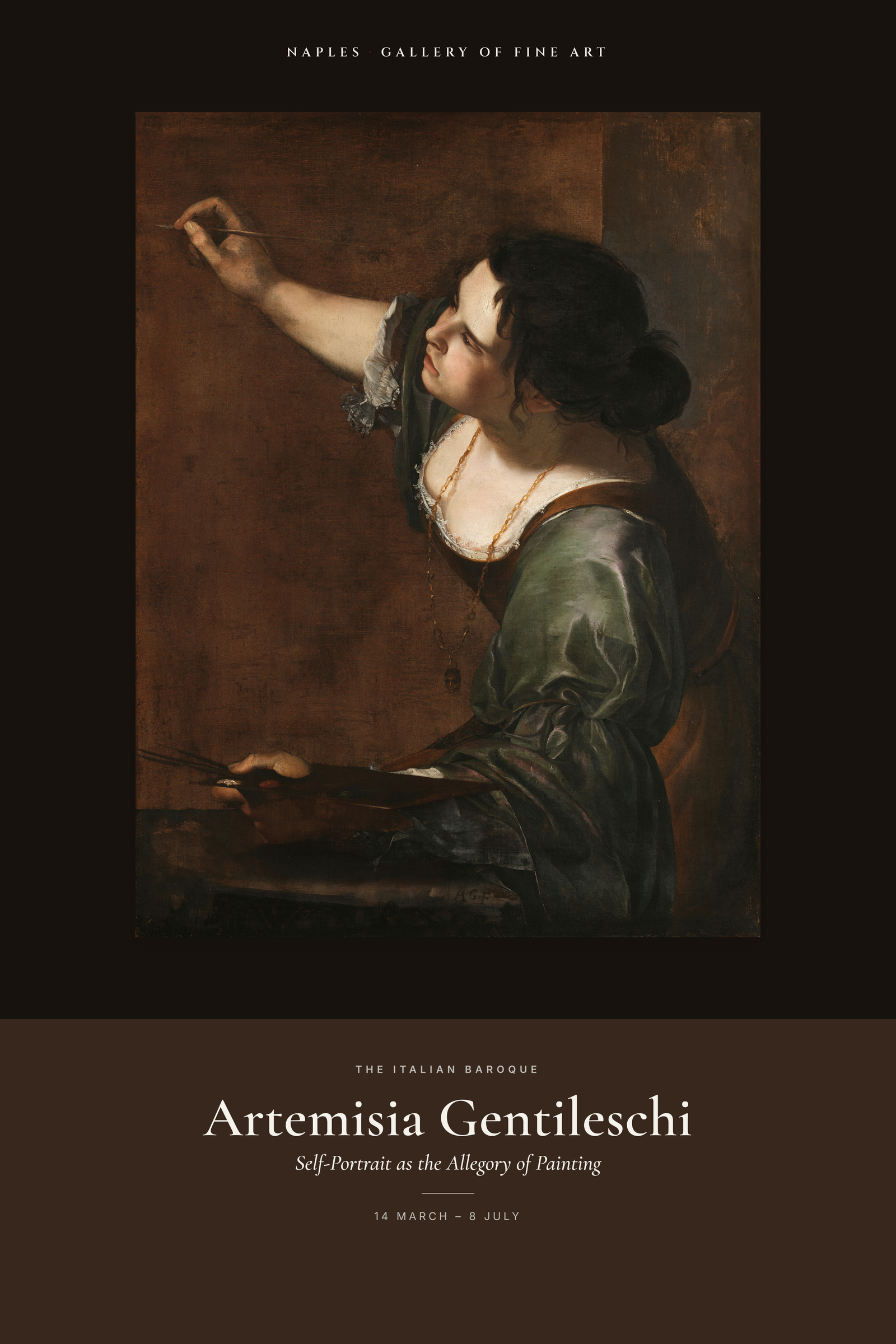 Self-Portrait as the Allegory of Painting — Exhibition Poster