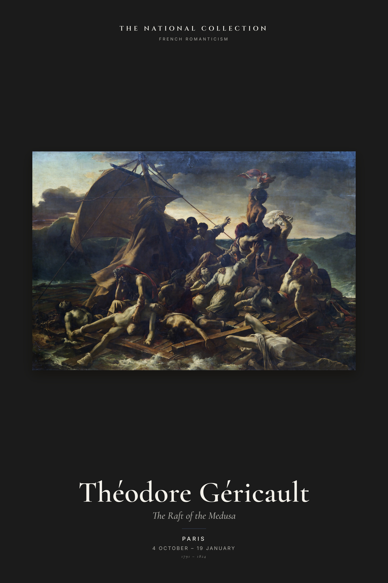 The Raft of the Medusa — Exhibition Poster