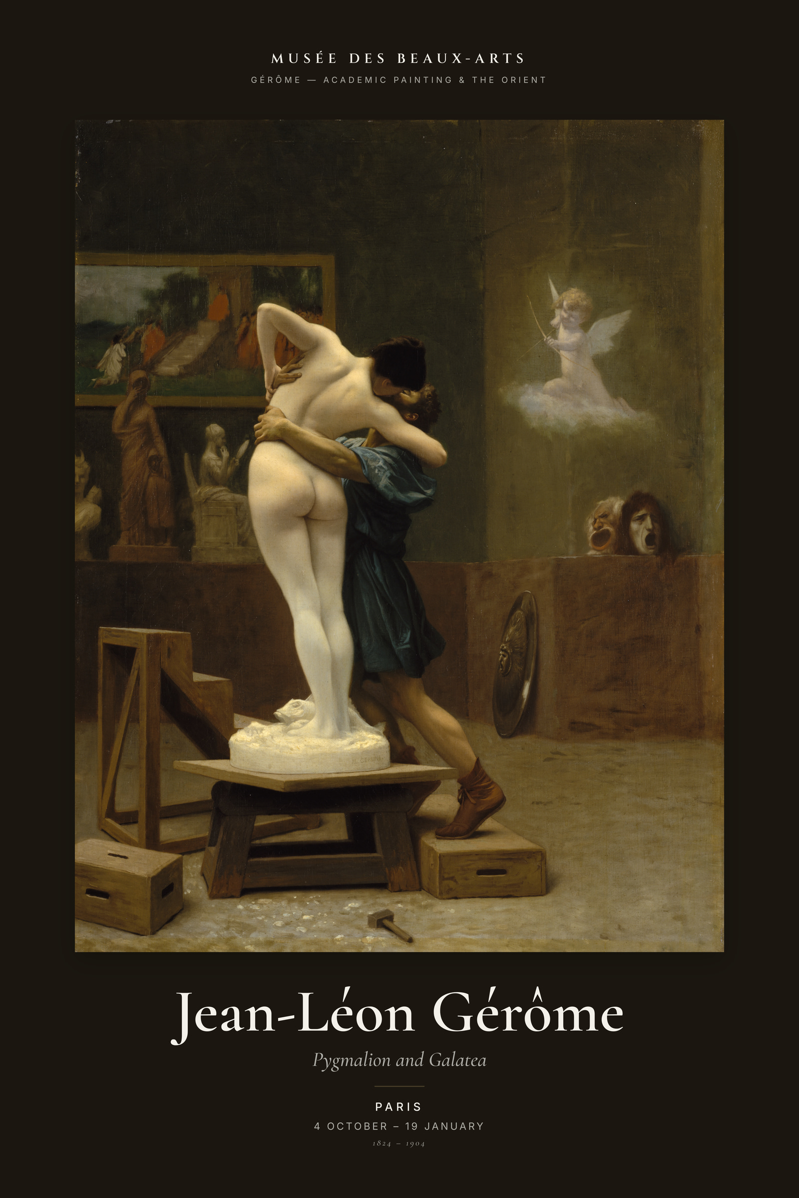 Pygmalion and Galatea — Exhibition Poster