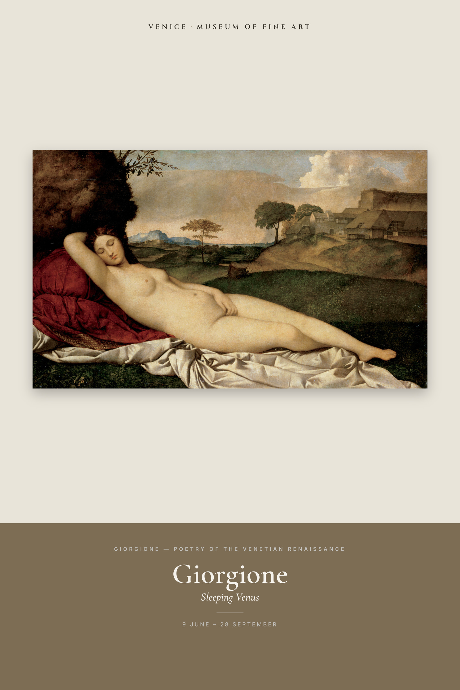 Sleeping Venus — Exhibition Poster