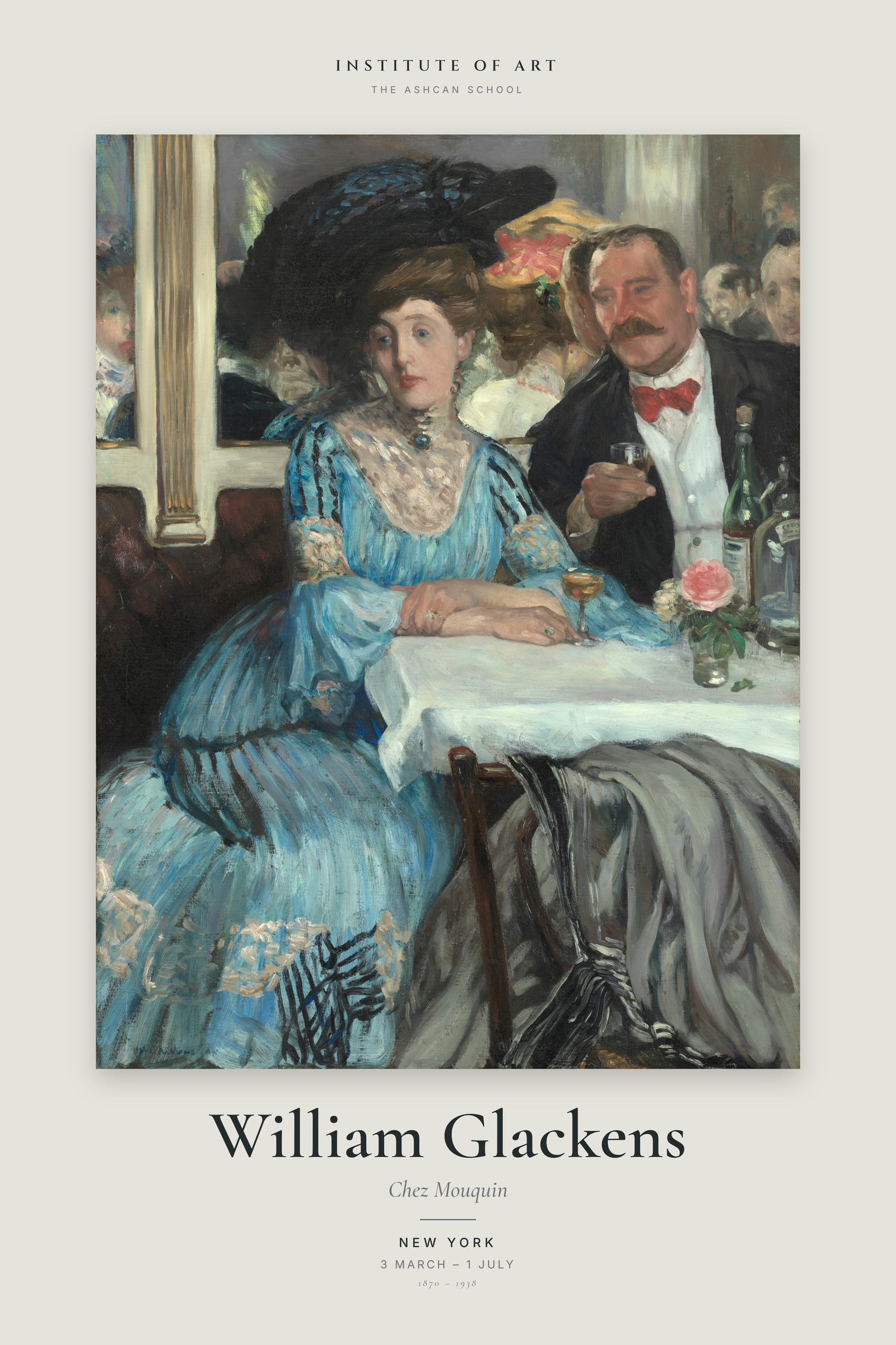Chez Mouquin — Exhibition Poster