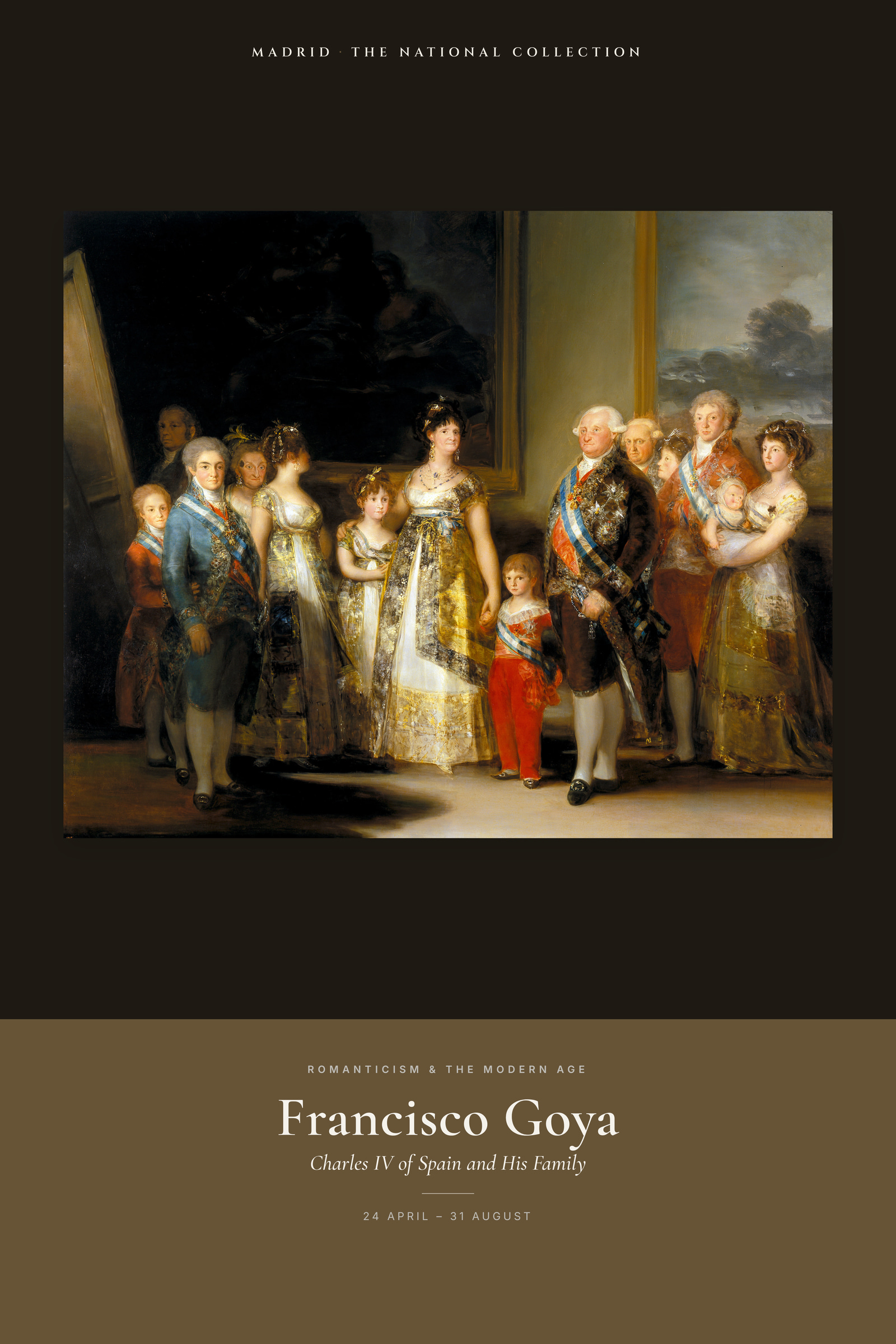 Charles IV of Spain and His Family — Exhibition Poster
