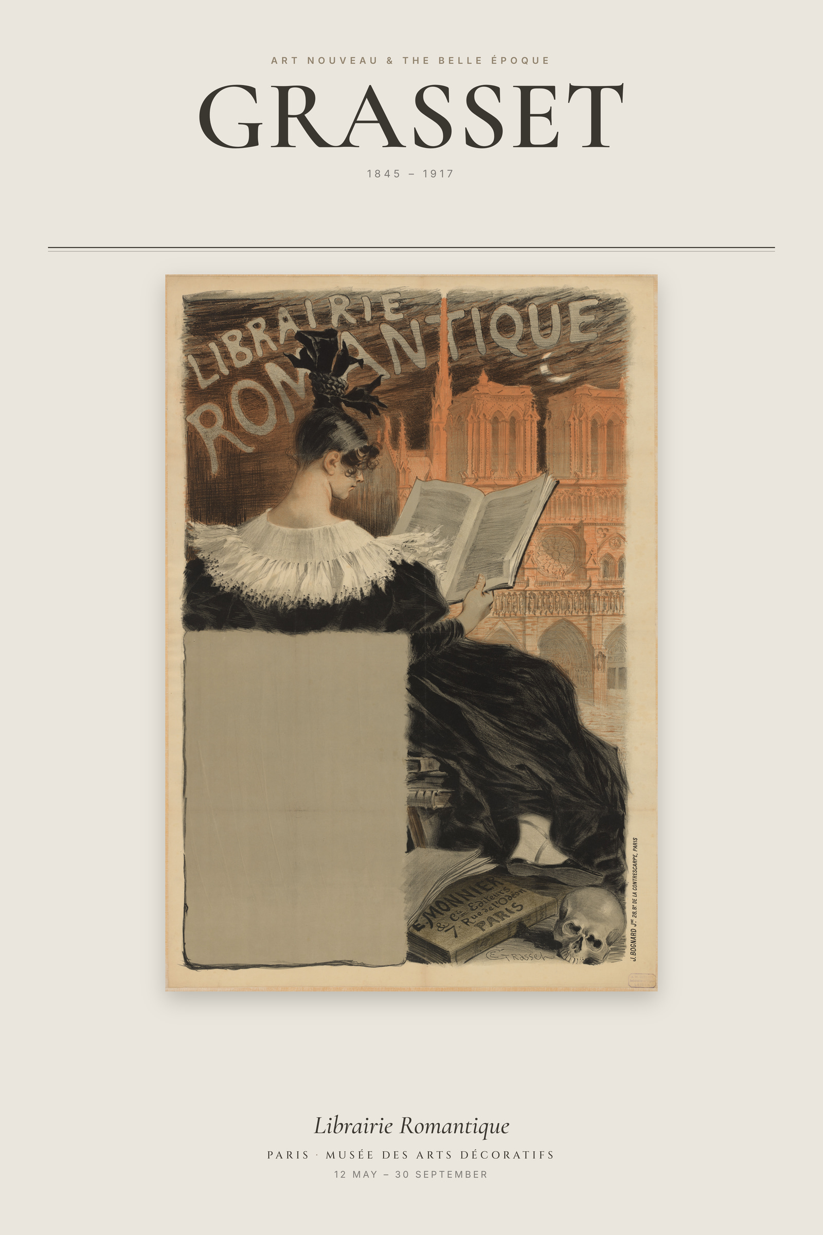 Librairie Romantique — Exhibition Poster