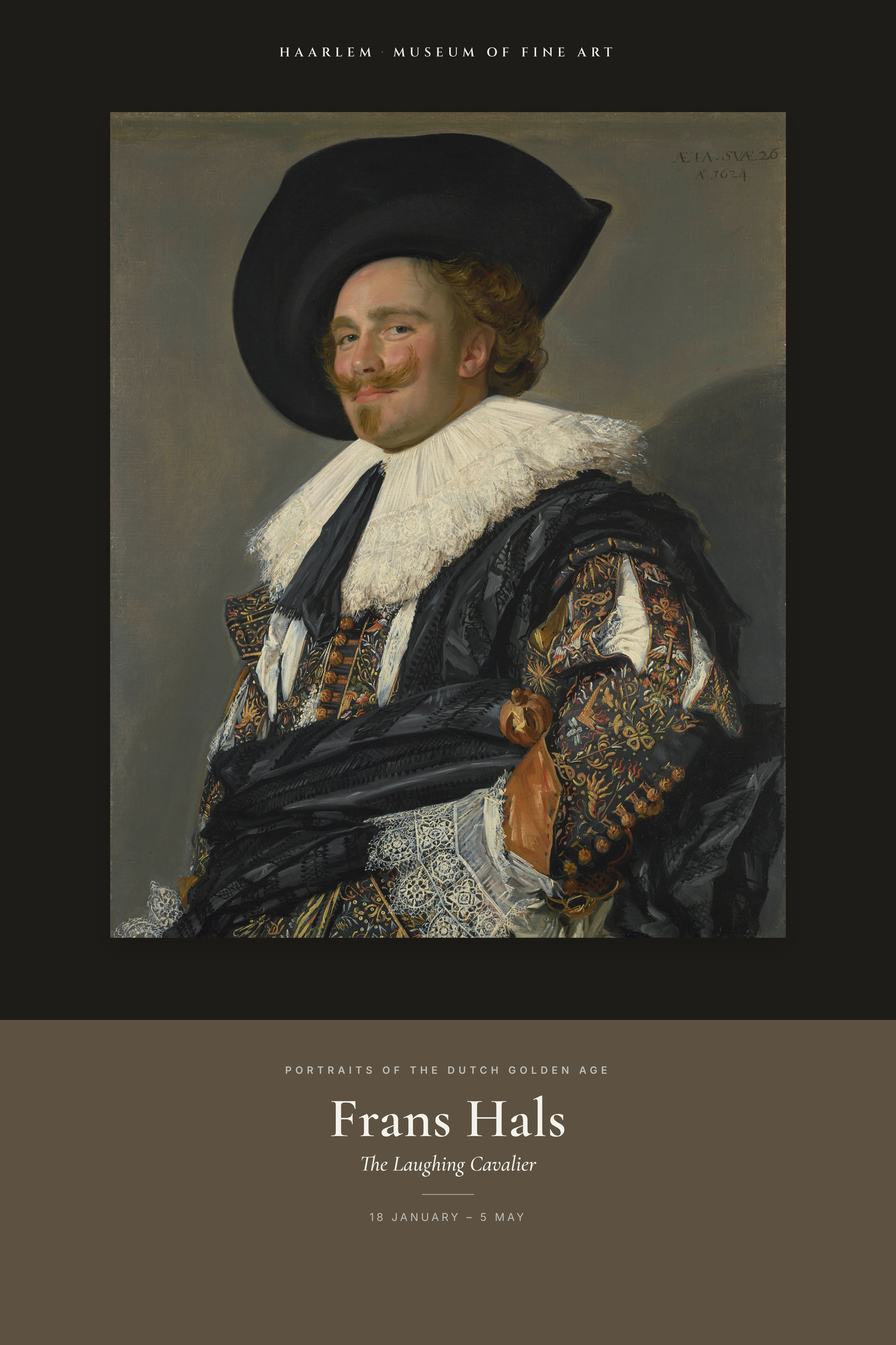The Laughing Cavalier — Exhibition Poster