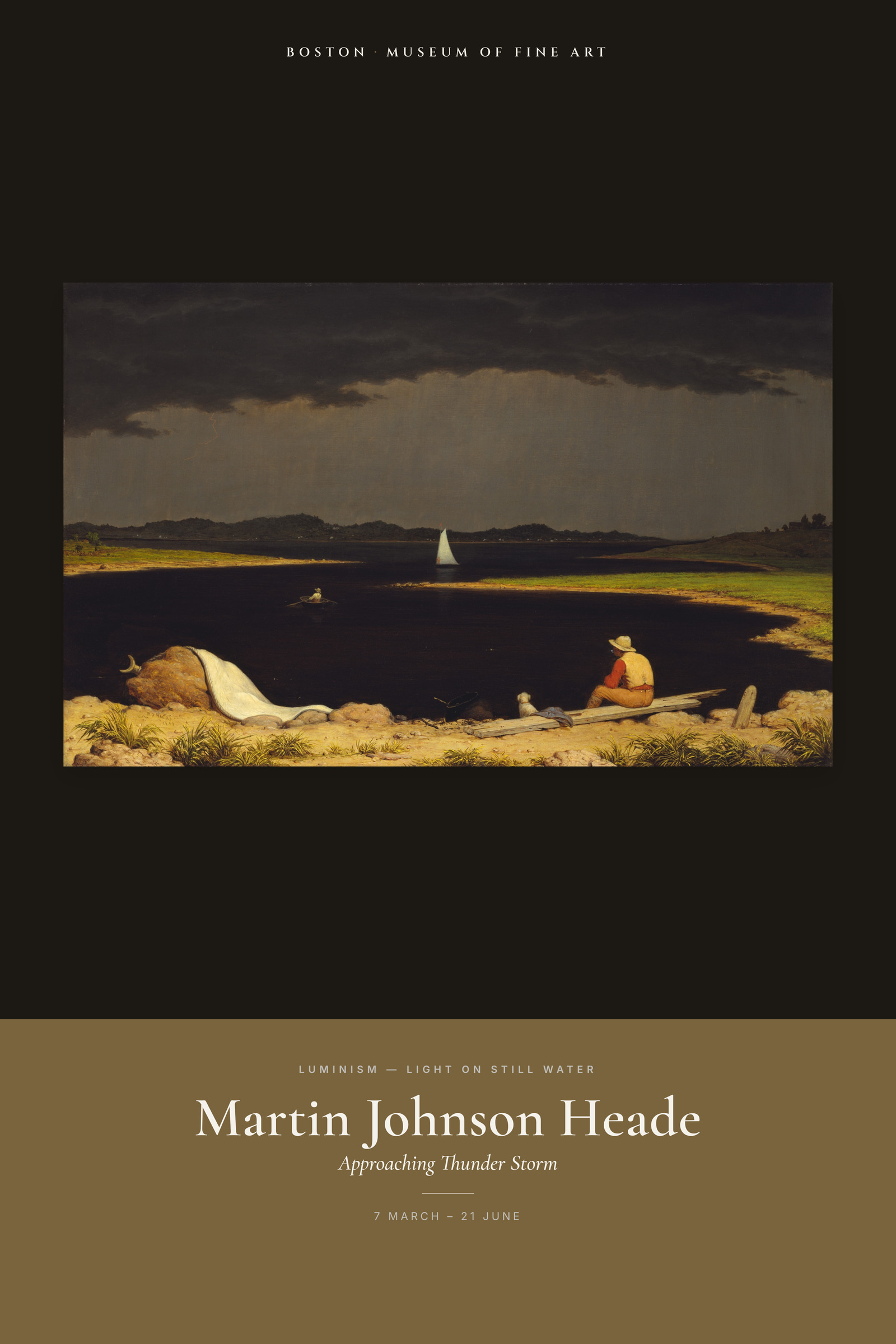 Approaching Thunder Storm — Exhibition Poster